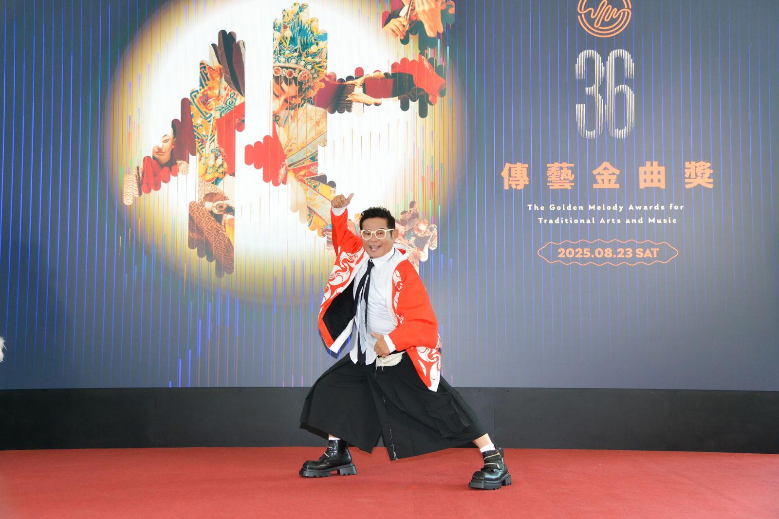 第36屆傳藝金曲獎主持人許效舜。三立提供