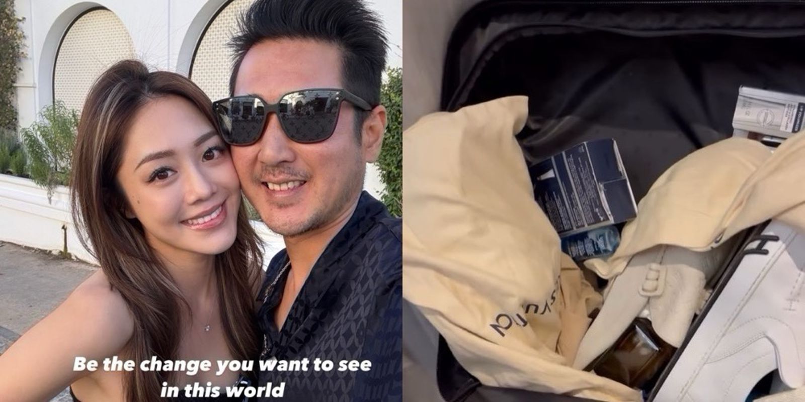 夢幻婚禮剛結束！林千又返台行李遭撬開　百萬精品全被洗劫