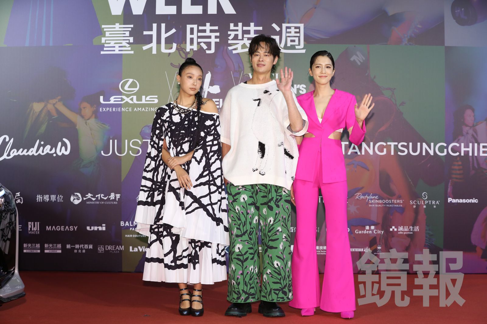 李雪（左起）夏騰宏、劉奕兒。李鍾泉攝