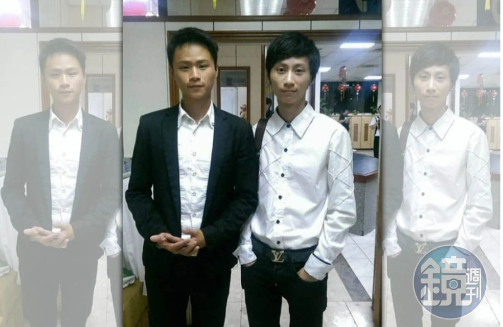 蔡至恩(右)任職淡水警分局刑警時,與哥哥蔡至儒(左)收取10萬元吃案費,最高法院依法判蔡至恩12年2月、蔡至儒6年,全案定讞。翻攝蔡至儒臉書