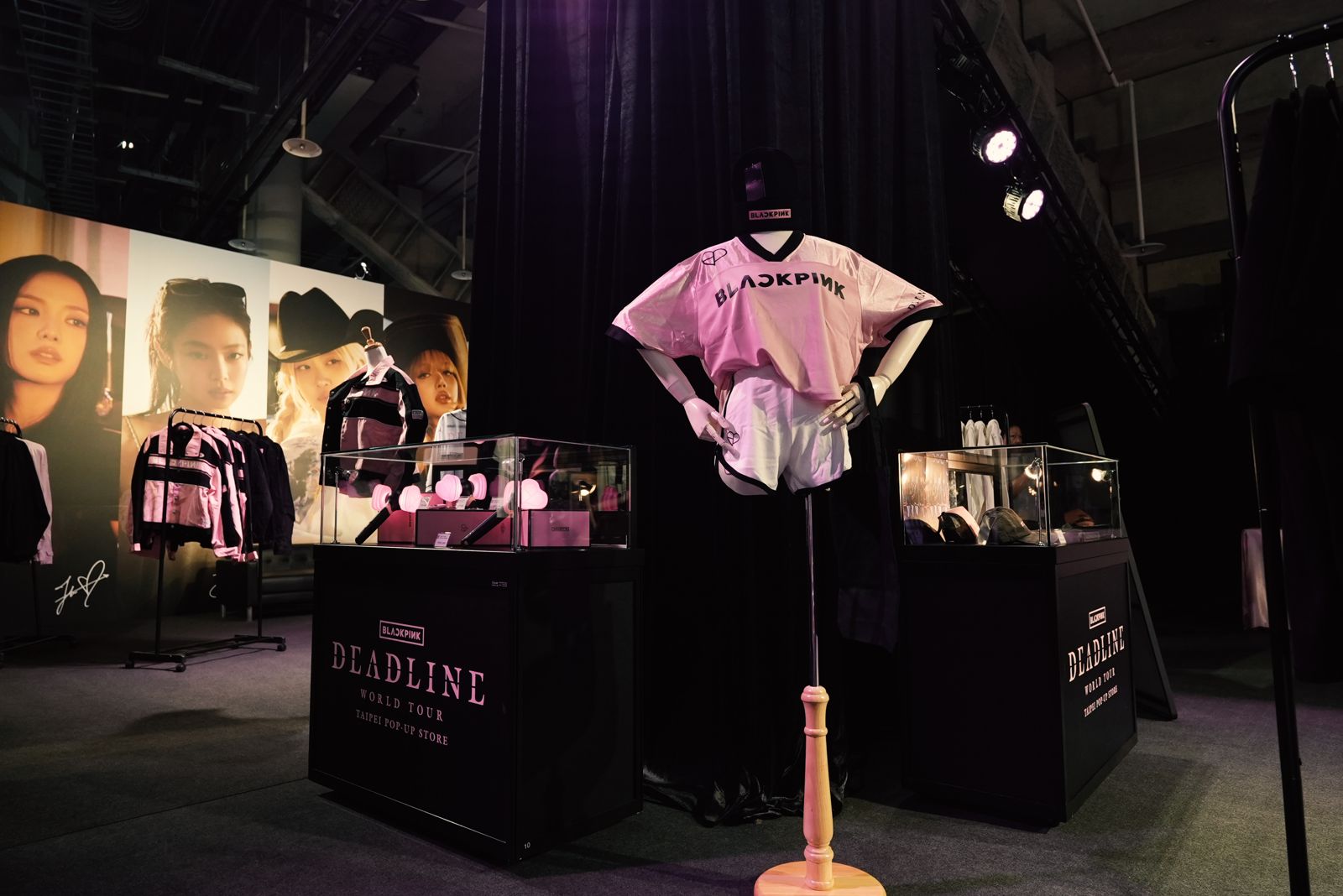 BLACKPINK快閃店限時5天在大巨蛋開賣。Live Nation Taiwan提供