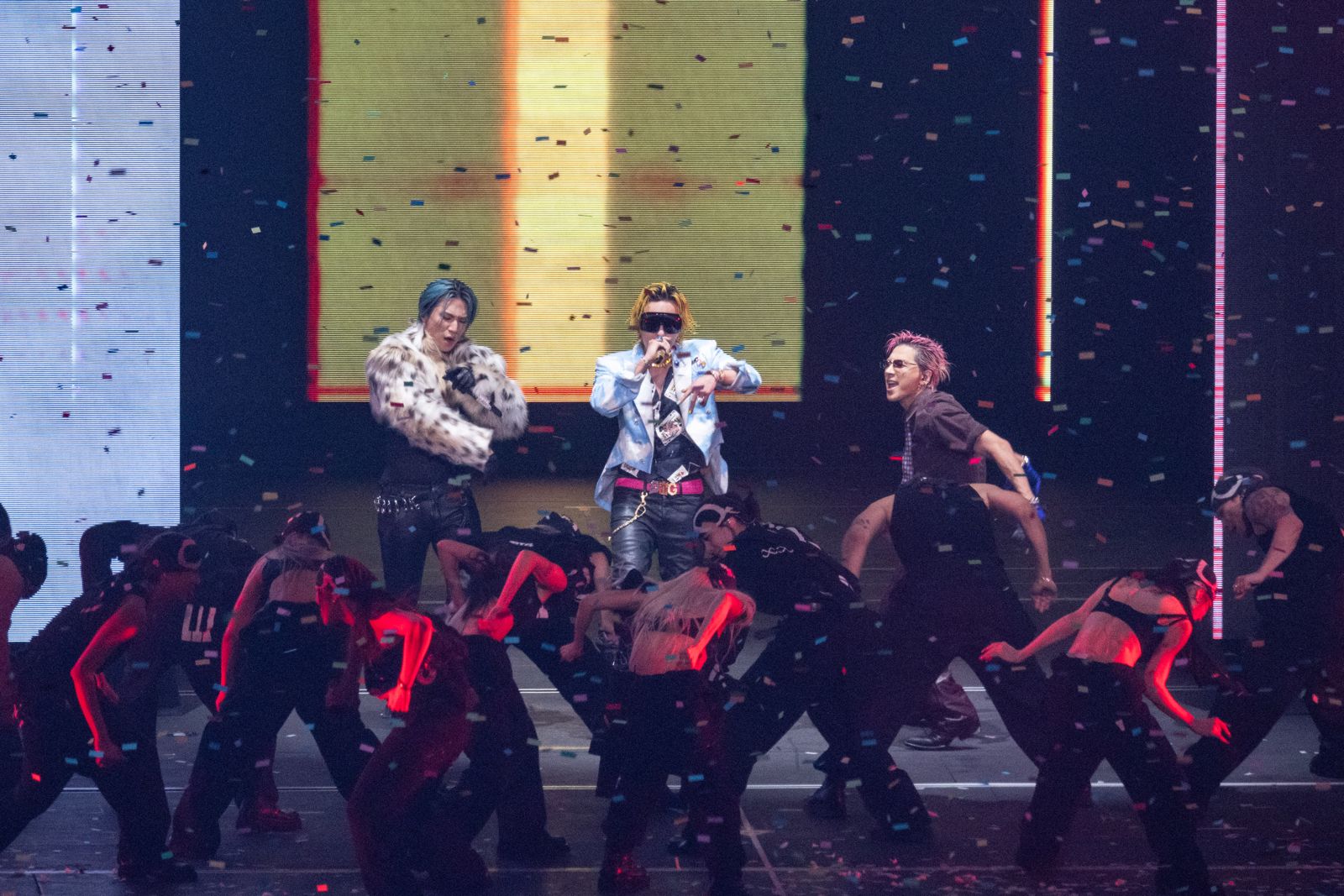 BIGBANG於9日在大巨蛋演出資料照。圖/讀者提供