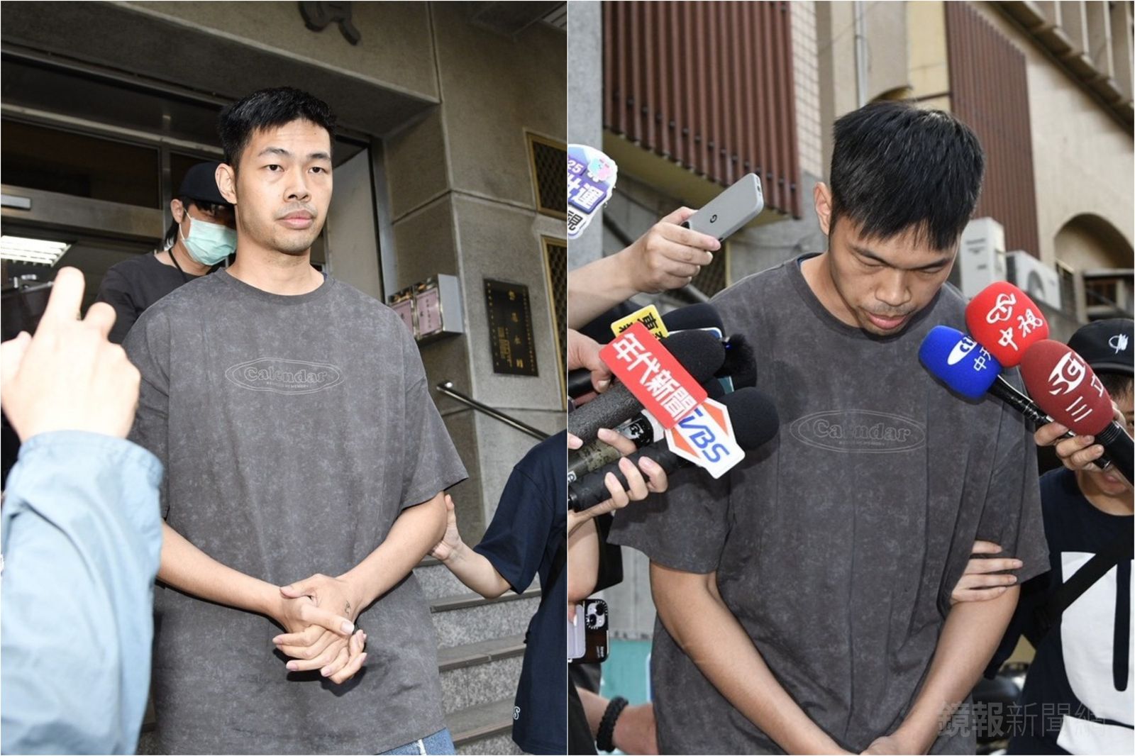 陳大天25萬元交保　三度鞠躬道歉讓親友蒙羞