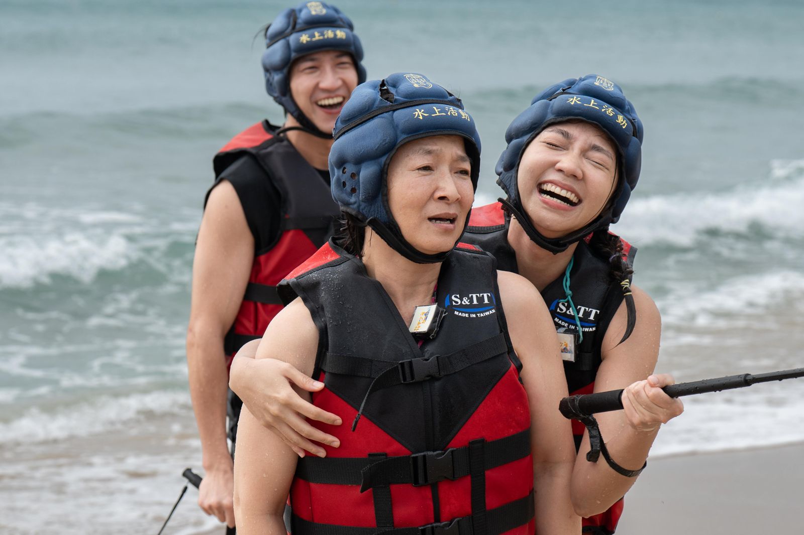 謝瓊煖怕水。東森綜合台提供