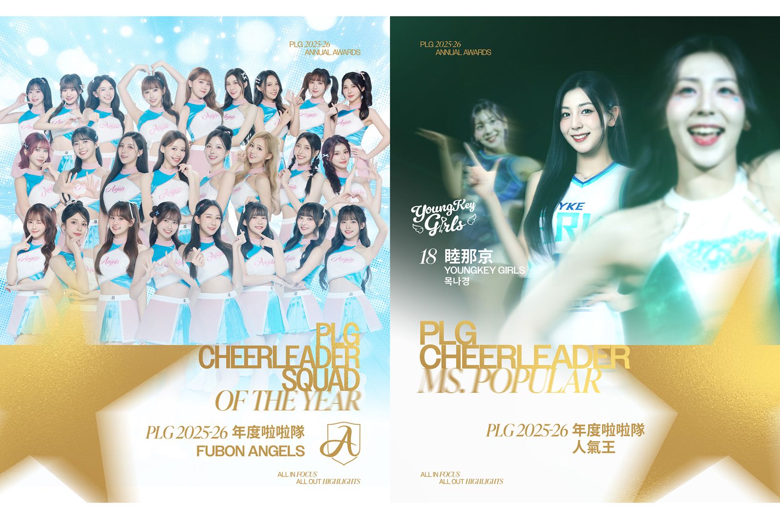 PLG年度人氣獎項揭曉!野獸林志傑得票率破6成 啦啦隊「女帝」睦那京奪冠