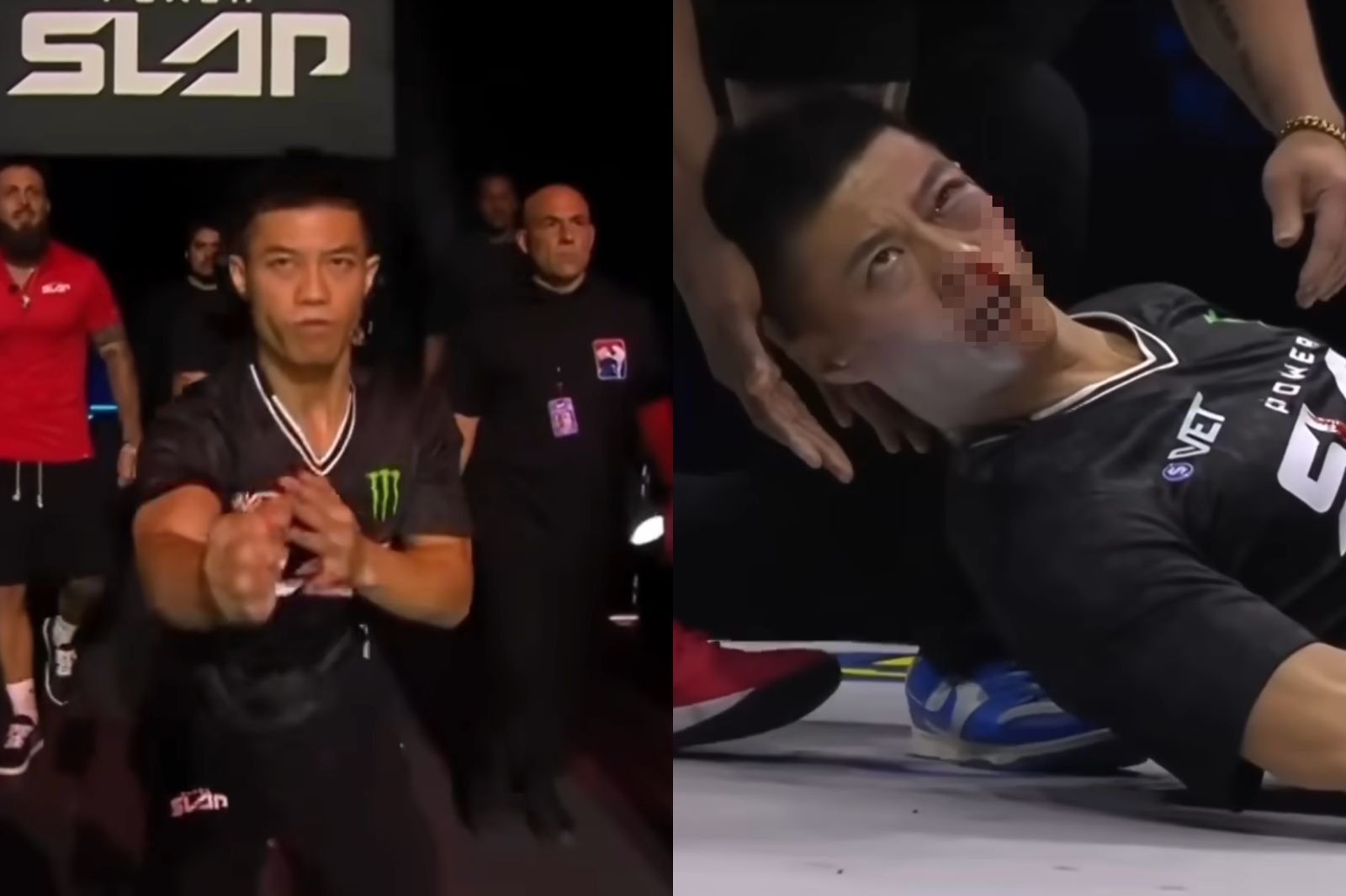 好落漆！中國通背拳大師「打耳光大賽」慘輸　被打到滿臉血「翻白眼」倒地昏迷