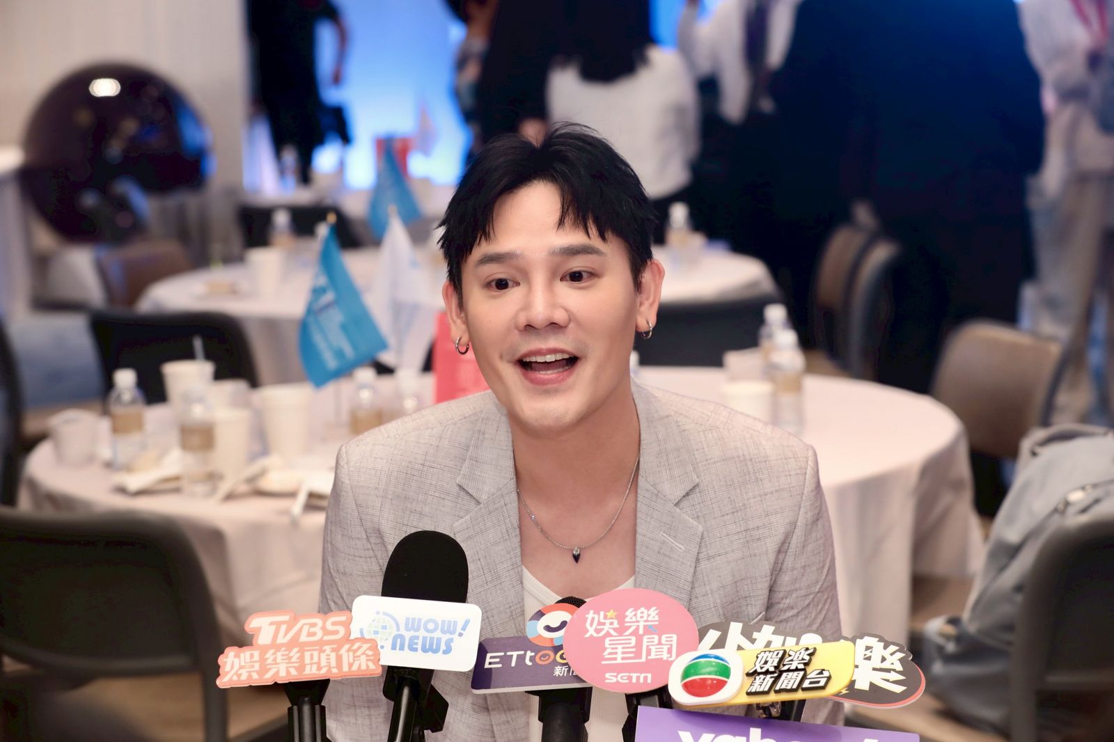 盧學叡18日出席UIA聯合國際救援十週年活動記者會。林煒凱攝