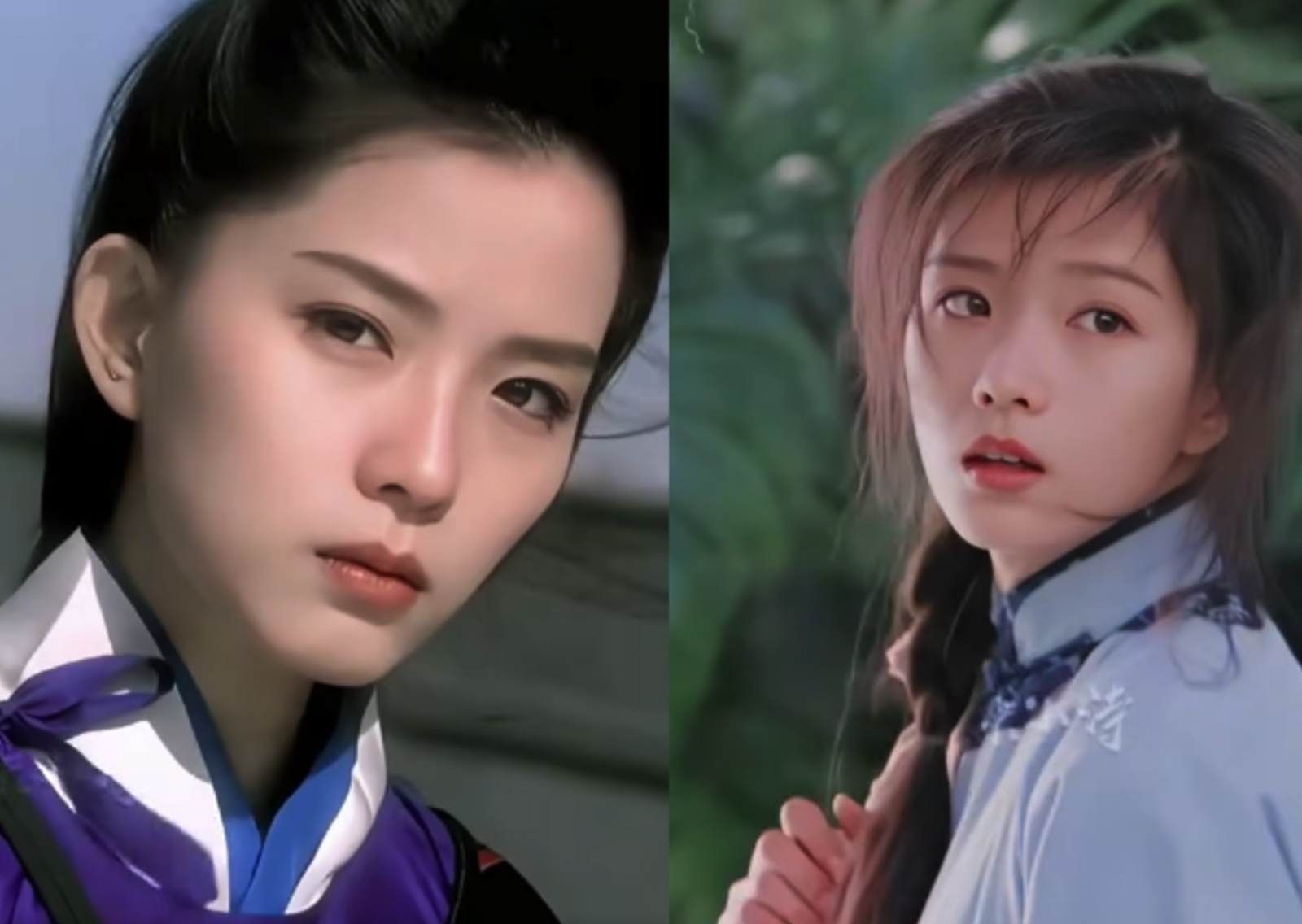 網友拿葉全真年輕時照片與IU相比，十分神似。翻攝網路