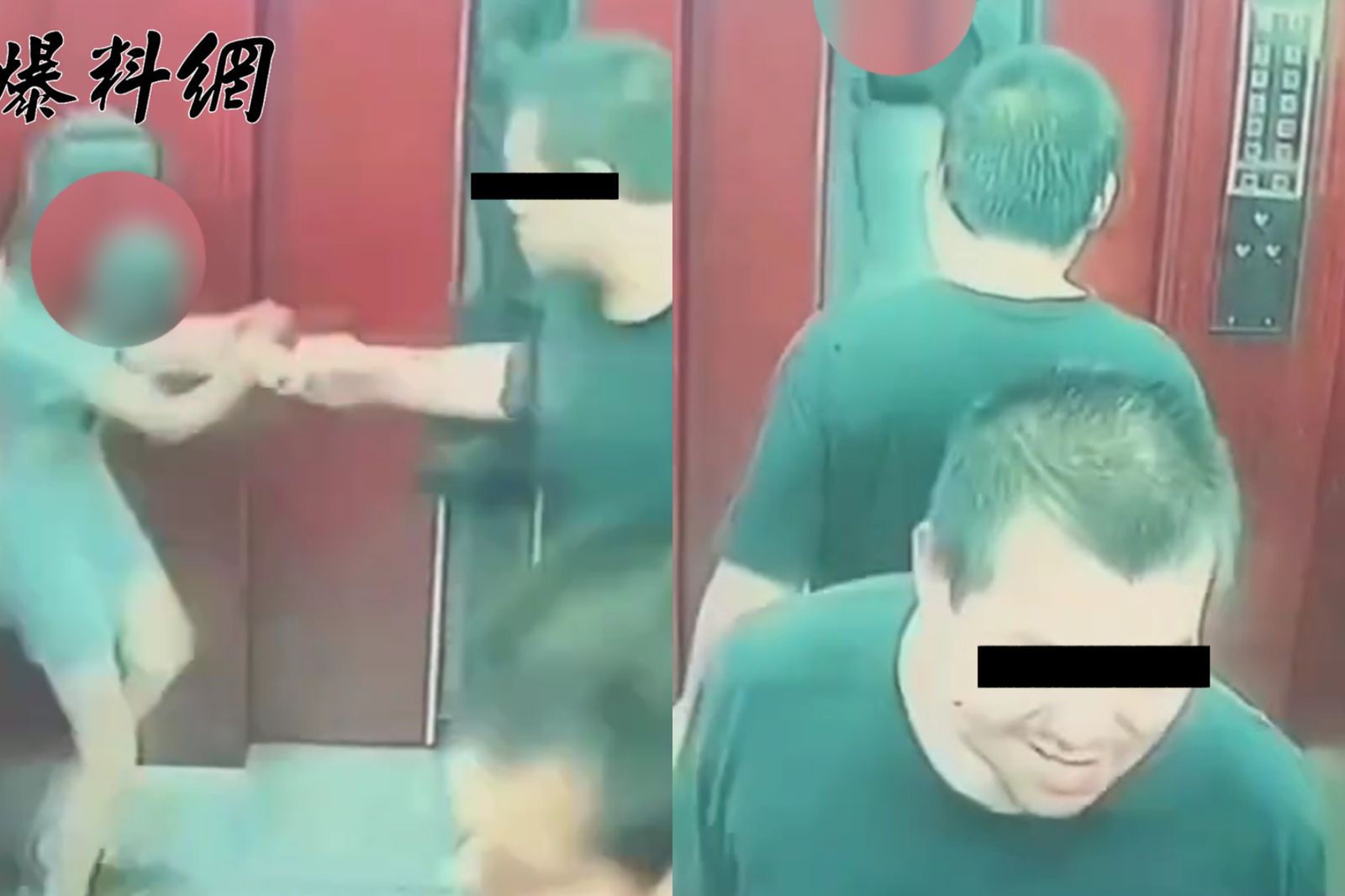 護理師上班遭尾隨！噁男「電梯內拉扯」畫面曝　下秒露詭異微笑