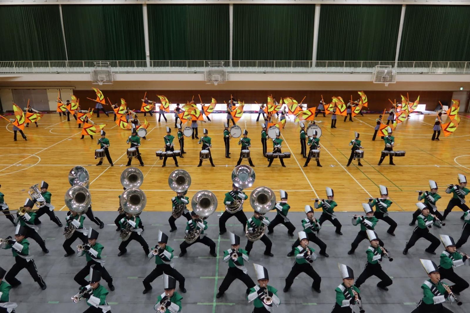 有「翡翠騎士」封號的東京農業大學第二高等學校吹奏樂部曾在2023年受邀到國慶大會上表演。(資料照片/文化總會提供)