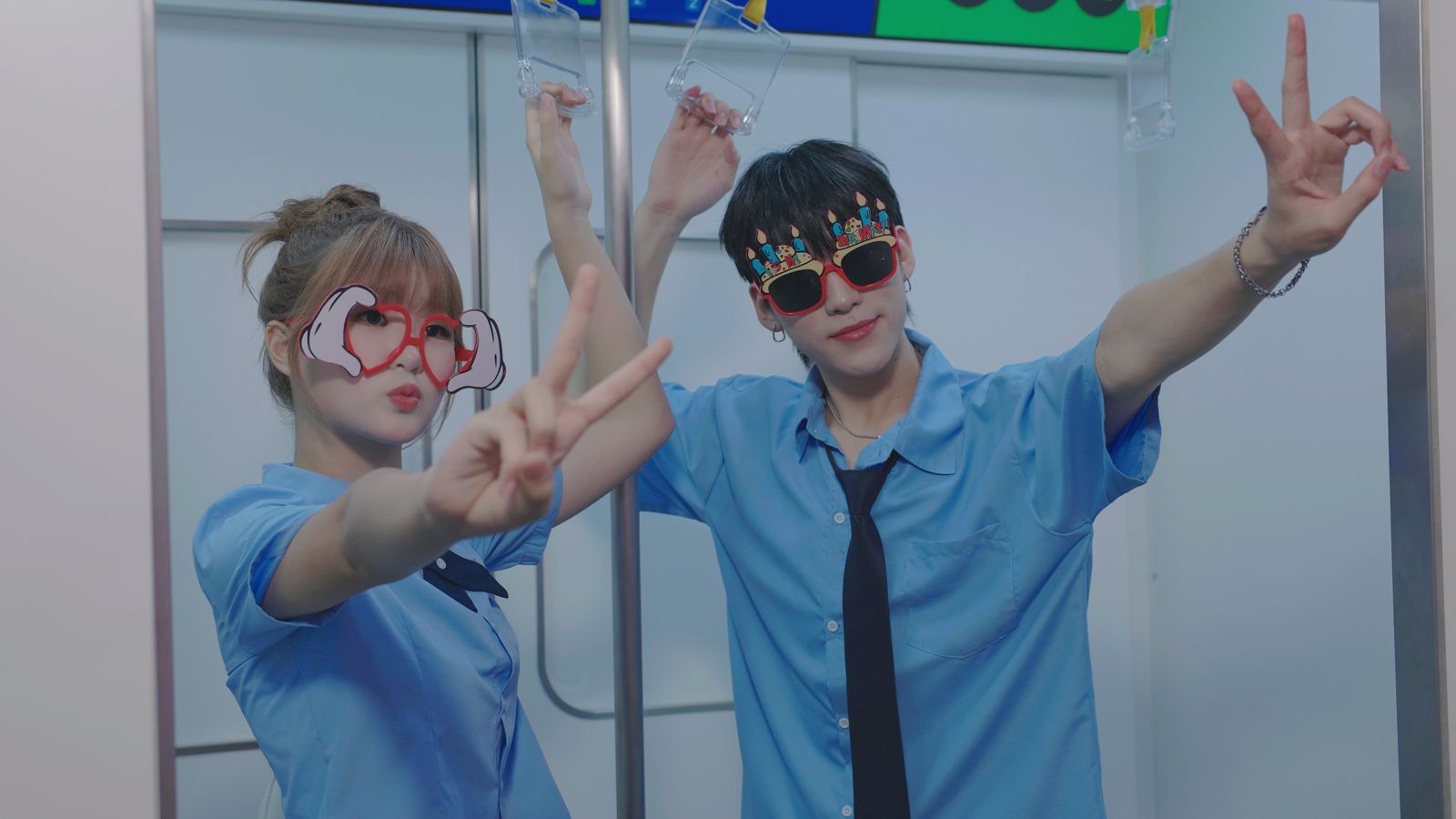 Seo EVE和俊希合作拍攝MV。FU Entertainment提供