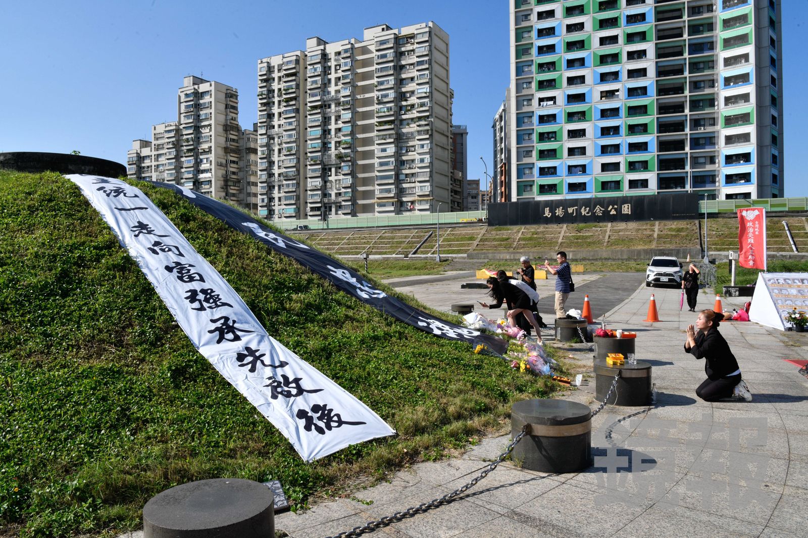 馬場町紀念公園是由前總統陳水扁在台北市長任內提案建造，並在馬英九於市長任內落成。（資料照片／李智為攝）