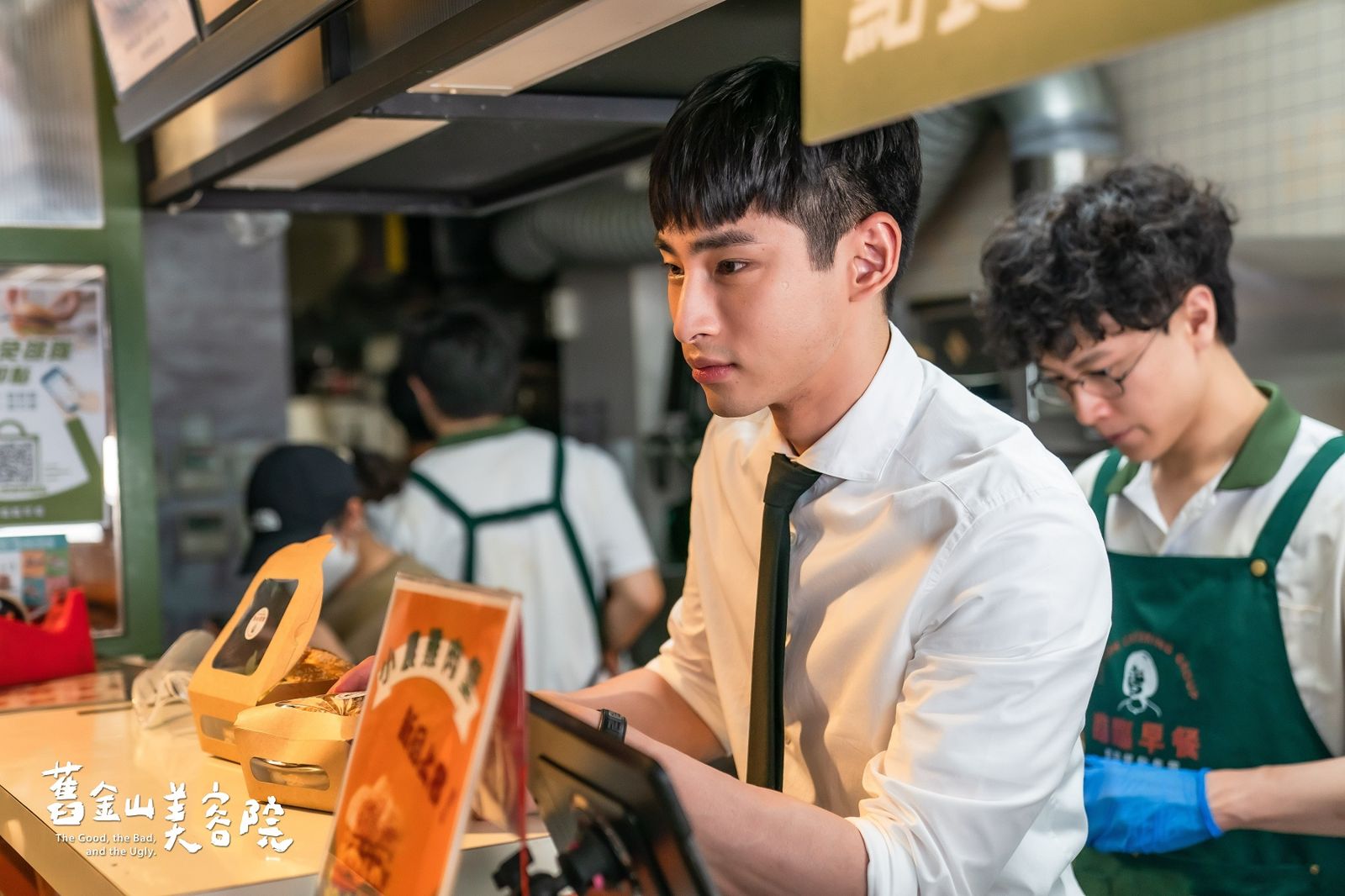 章廣辰擔任早餐店店長 每天上班挑戰不斷。TVBS提供