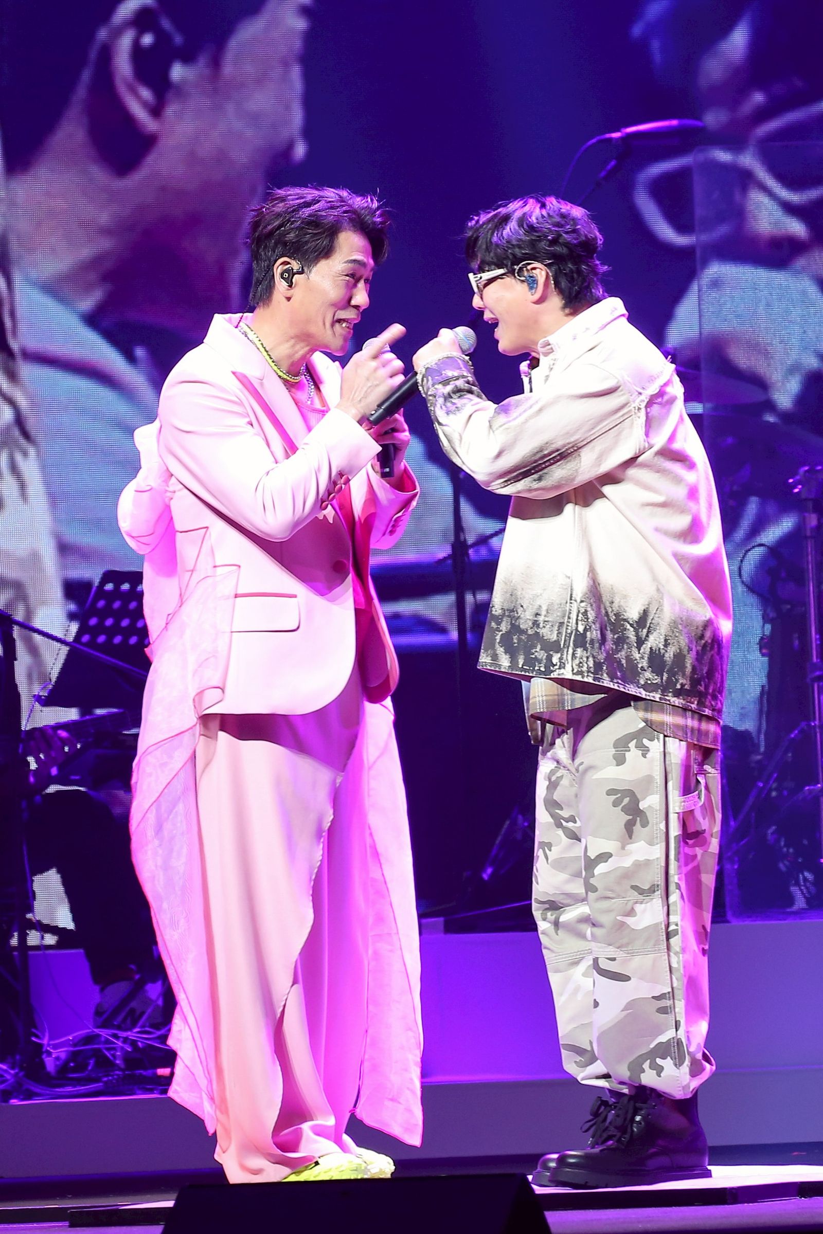 蕭煌奇31日演唱會邀請羅時豐同台合唱。李鍾泉攝