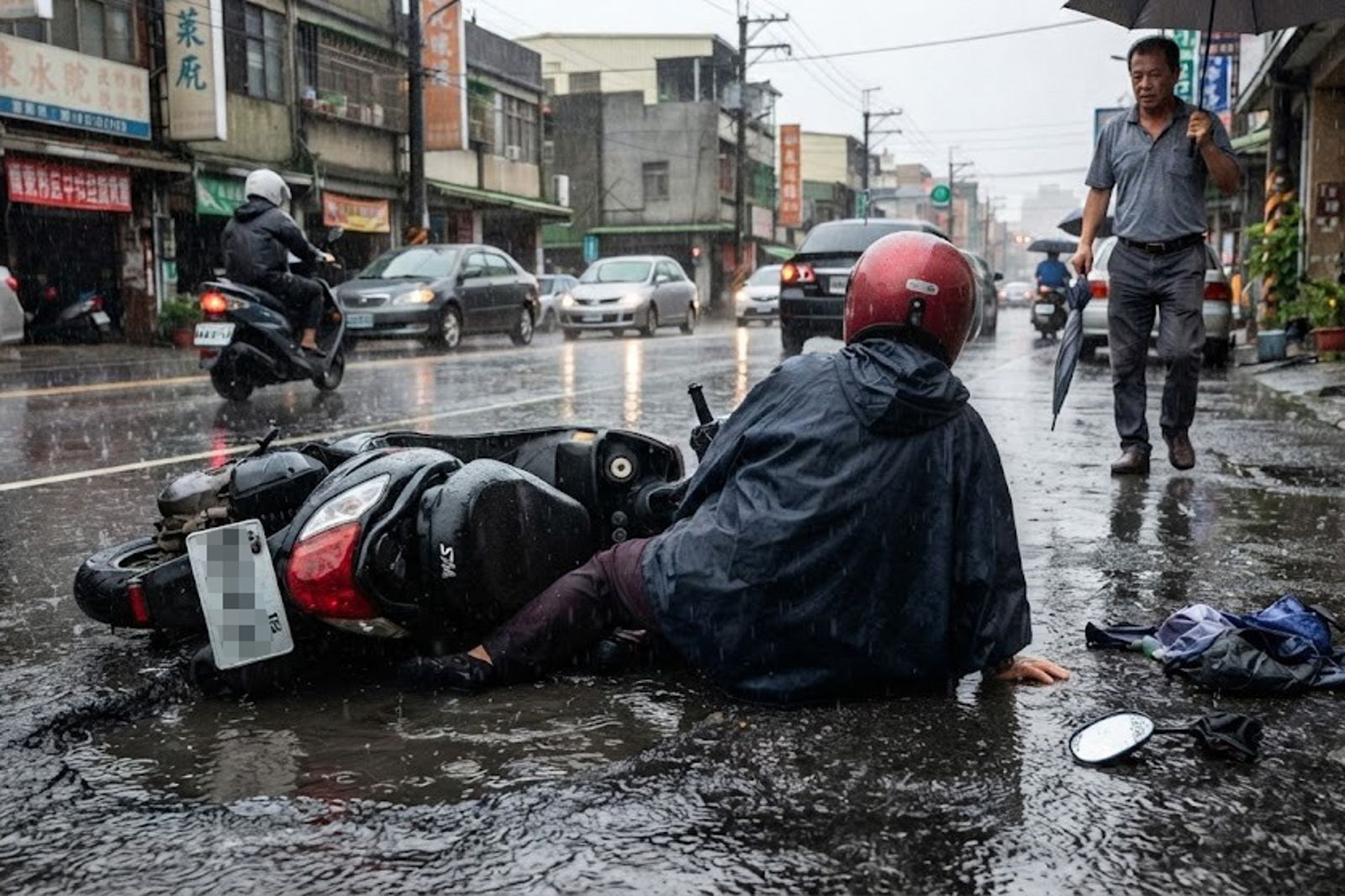雨天騎車遇坑洞摔瞎右眼!公路局稱她「無照上路」 法院因這理由仍判國賠311萬元