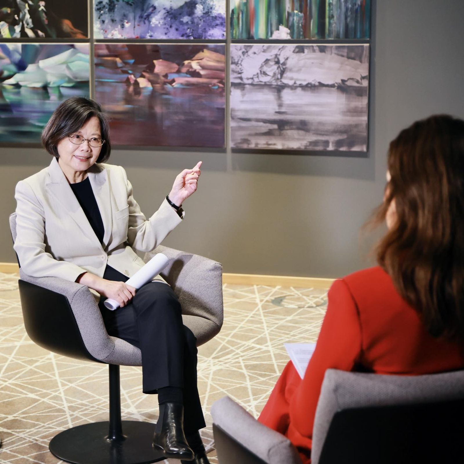 參訪德國國會　蔡英文曝傳達「台灣加強自我防禦決心」：做好應對可能入侵的準備