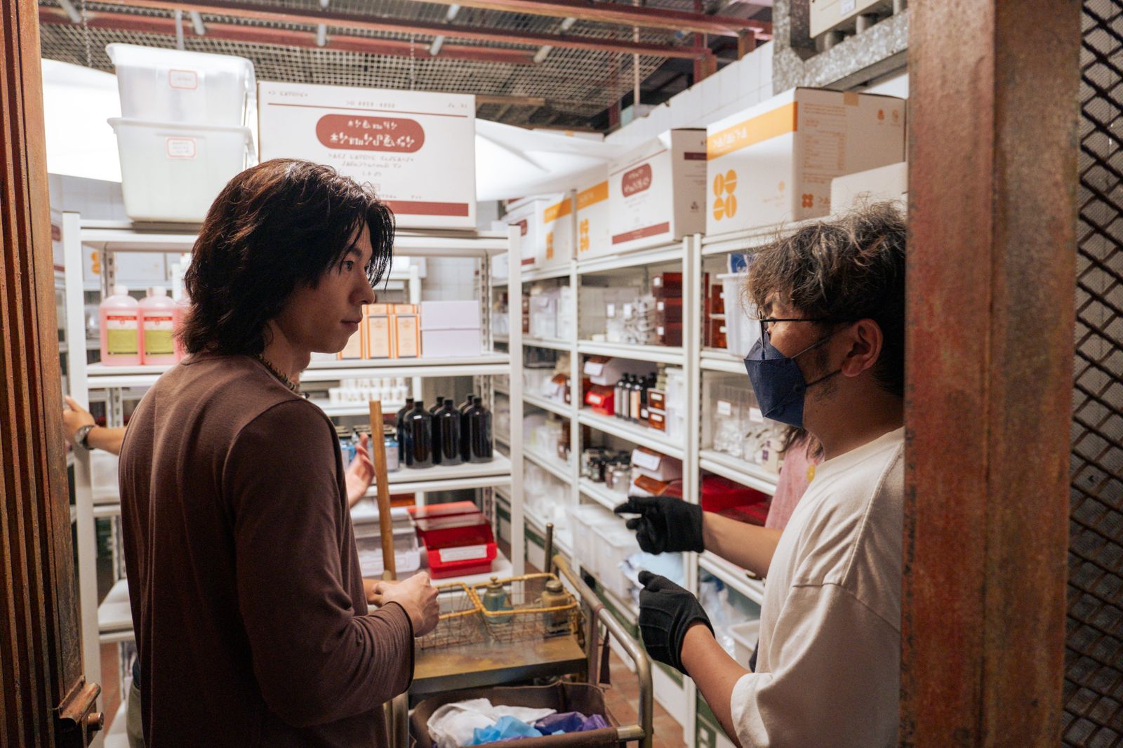 《他年她日》導演龔兆平（右）直覺認定許光漢（左）是飾演薯仔的最佳人選，甲上娛樂提供