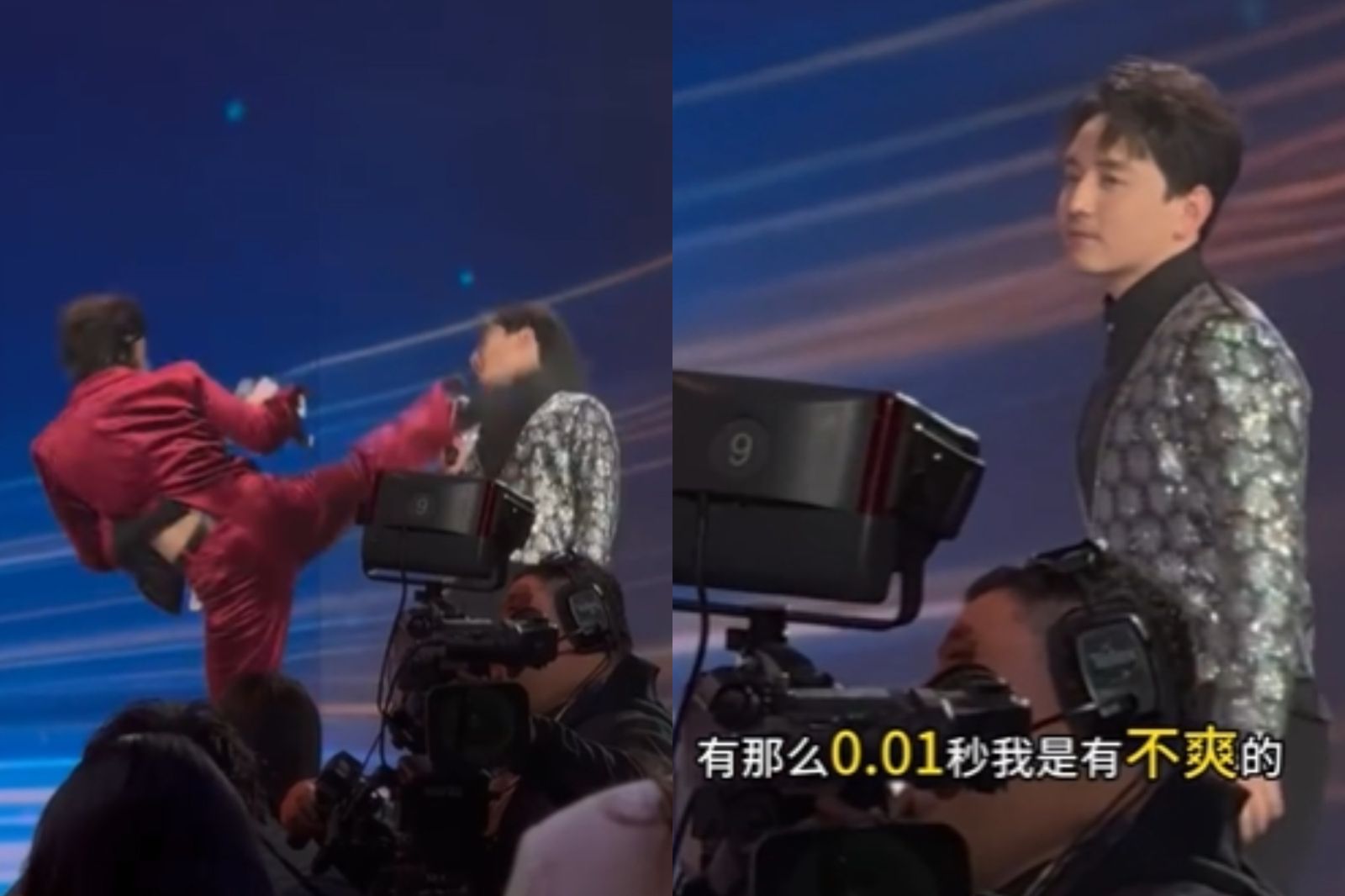 向佐飛踢「險掃主持人頭部」!驚險一瞬間曝光 本尊急道歉100遍