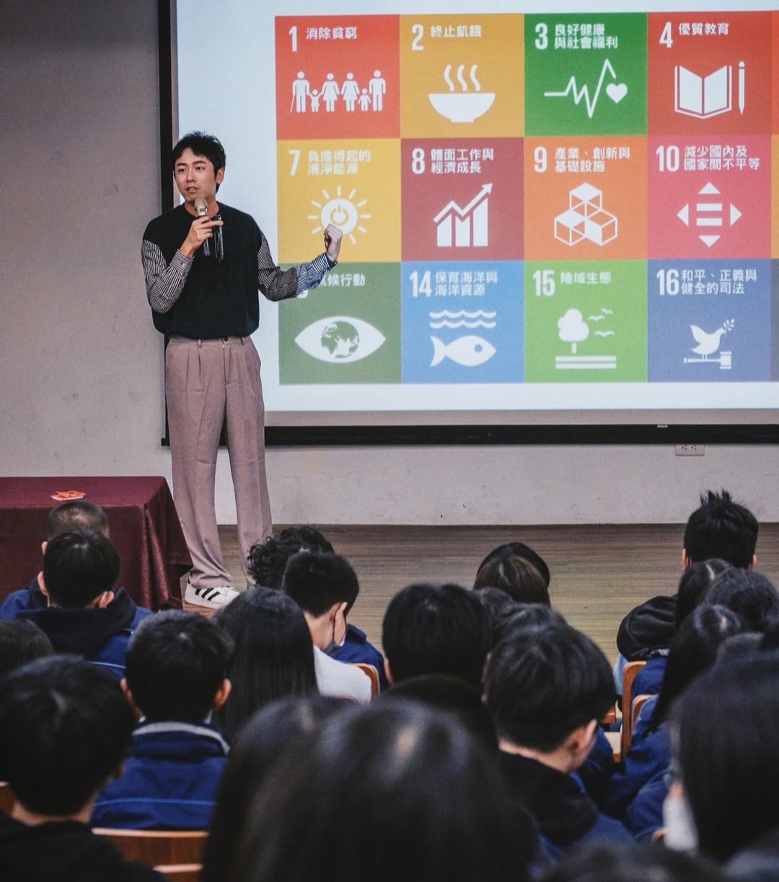 張瑞夫從演講中獲得許多反饋的力量。翻攝張瑞夫IG