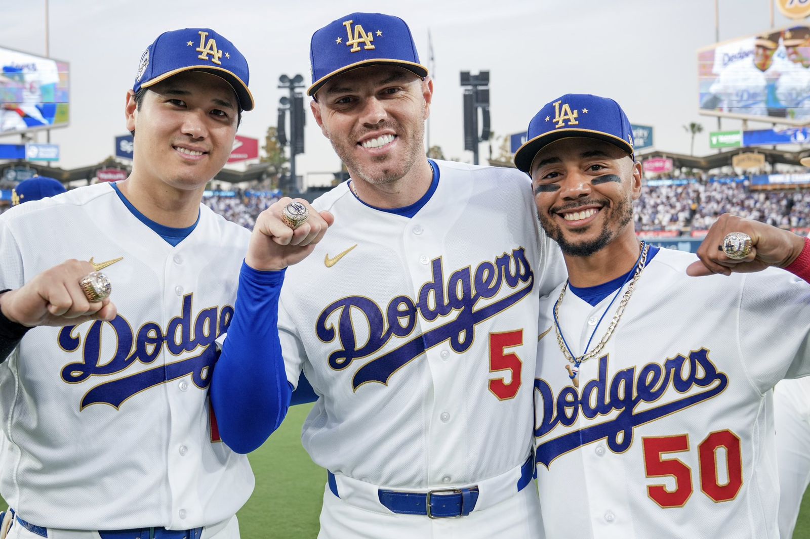 甜到不行！大谷翔平喊話「戴滿冠軍戒」　一句話放閃真美子全網暴動