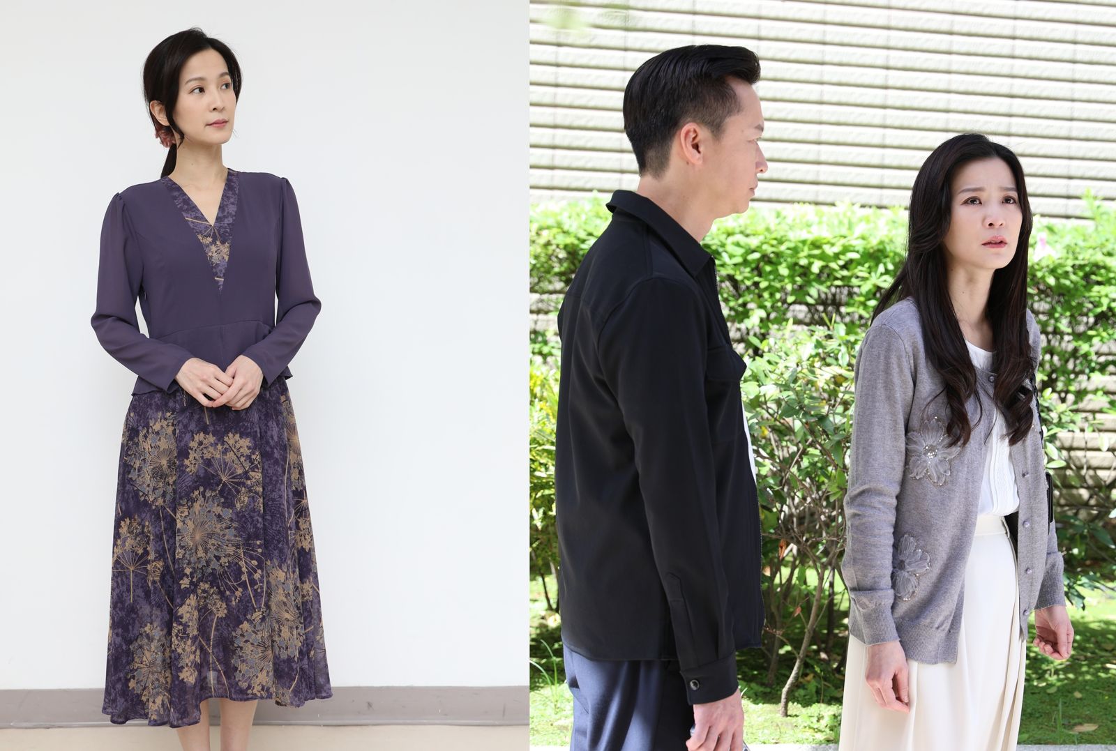 楚宣為《好運來》出獄的「麗芬」變換造型，散發濃濃娘味。民視提供