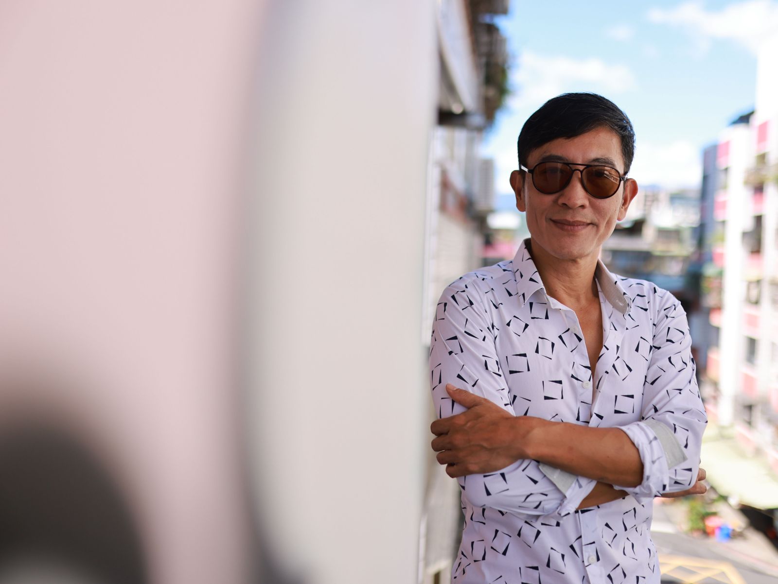 于冠華將站上大巨蛋的舞台，透過歌聲向恩師薛岳與韓賢光致敬。劉耀勻攝