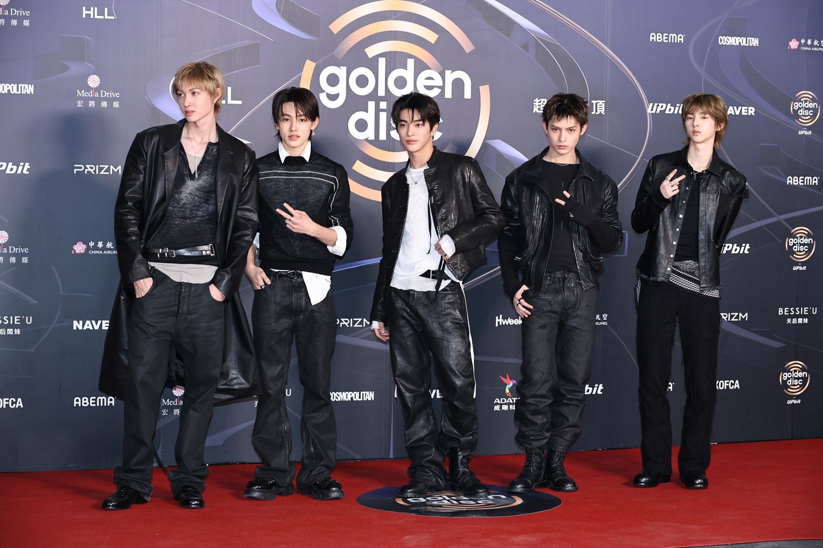 CORTIS榮獲金唱片新人賞創收視最高點。TVBS提供