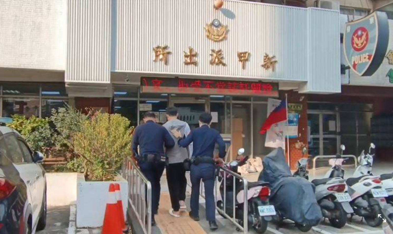 謝男肇事後逃逸，神隱15小時後投案。讀者提供