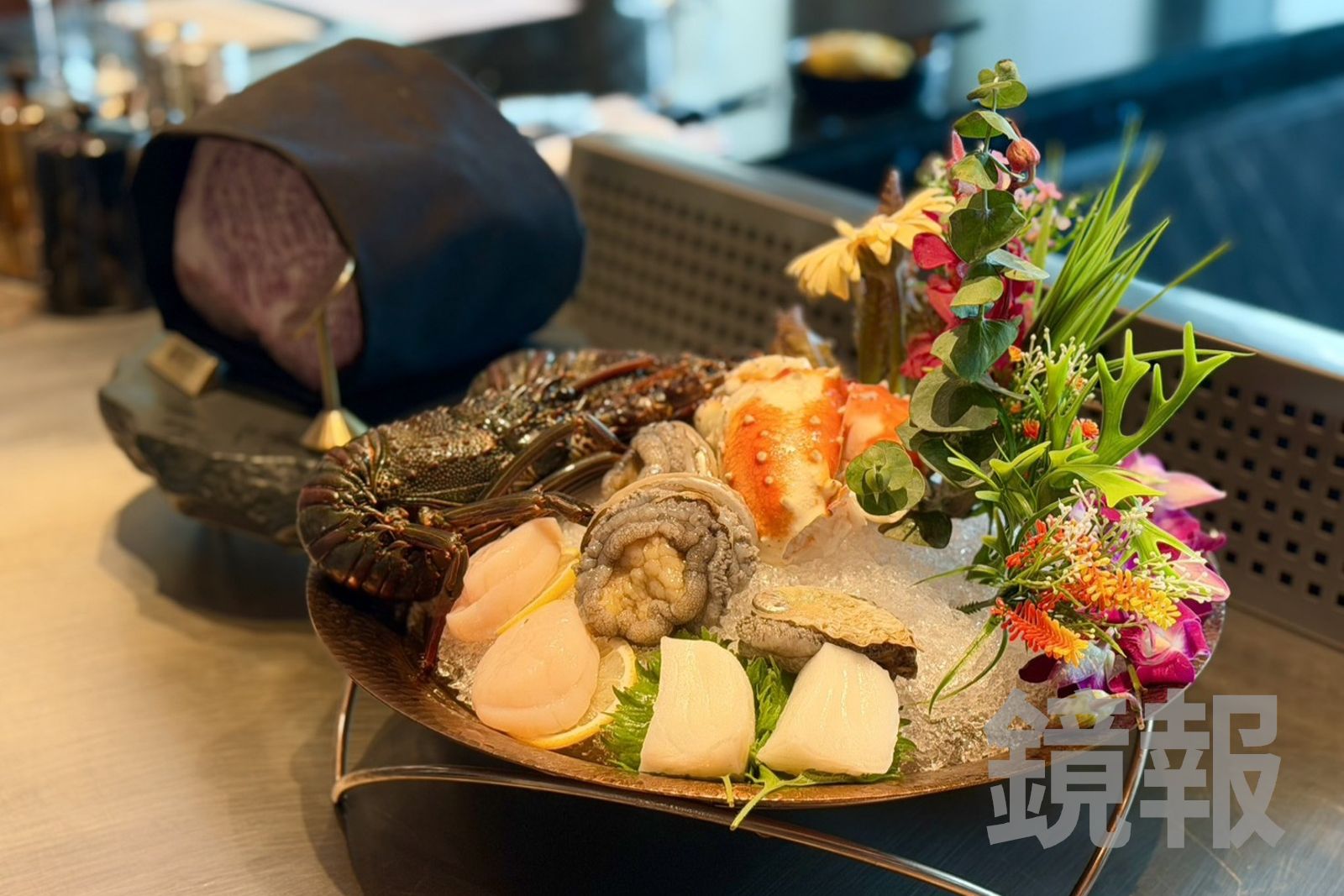 信義高空鐵板燒再+1！旨醞今天開幕，帝王蟹、活龍蝦、A5和牛一次滿足