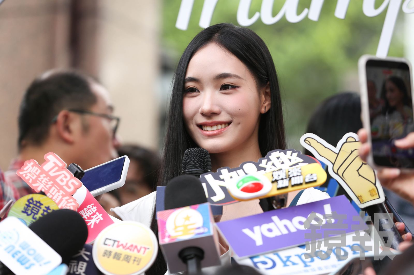 Lily接受訪問。李鍾泉攝