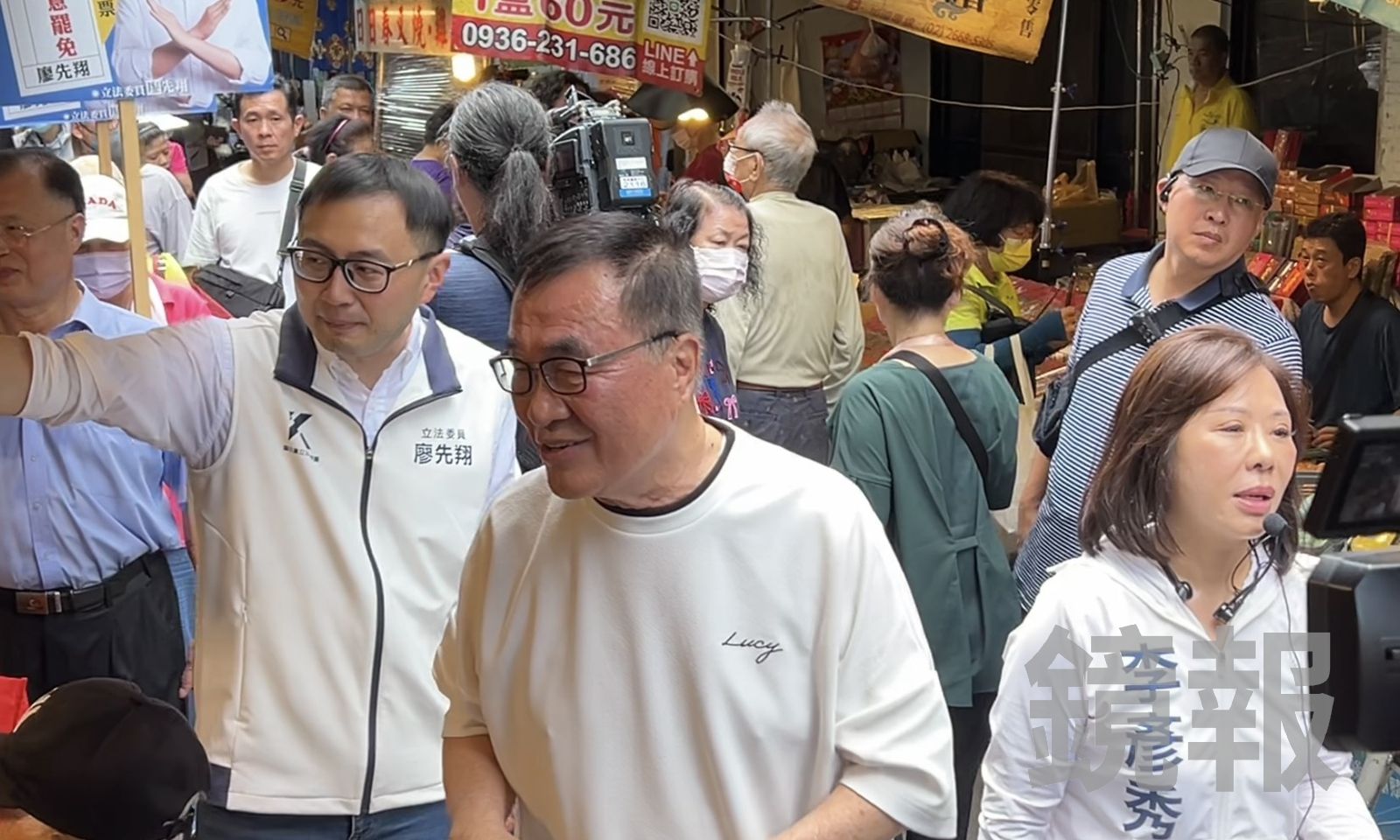 罷免倒數！李彥秀二度回防南港橫科市場　邀李四川陪掃街民眾反應冷