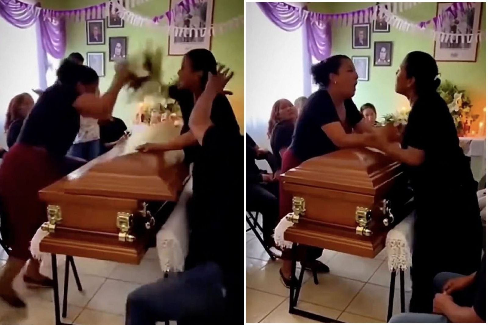 比雪山狐狸更狂!2女自稱「正妻」互爭男友棺材 打到遺體跑出來