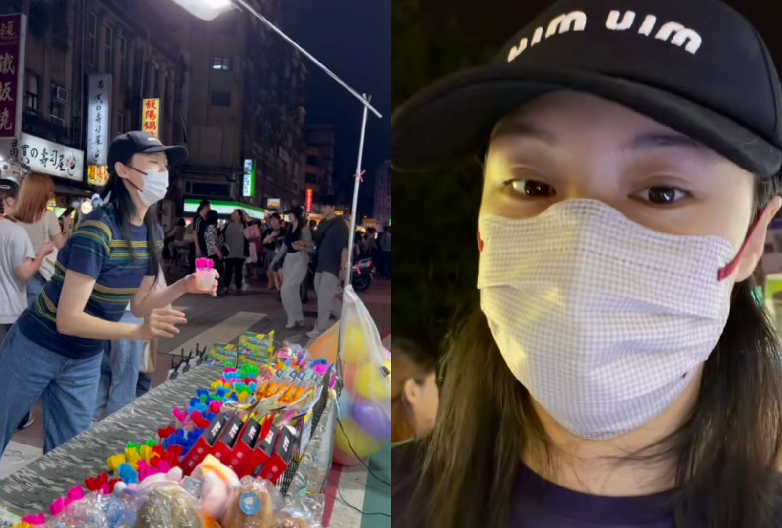 中國女星鄭爽現身寧夏夜市。圖/翻攝IG@456ha.haha