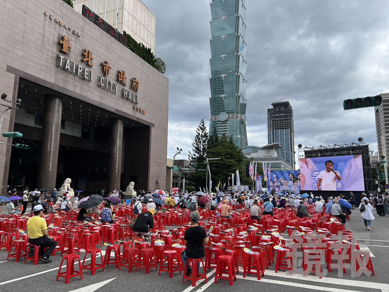 掉漆！藍北市反罷免大會來賓超大咖卻坐不滿　朱立倫：天氣太熱