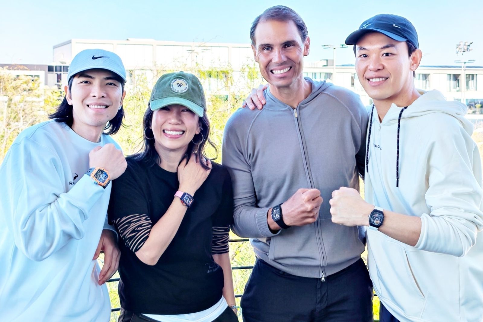 25年前拍《流星花園》!Summer與蕭敬騰重返西班牙見「紅土之王」 與納達爾私人會所餐敘