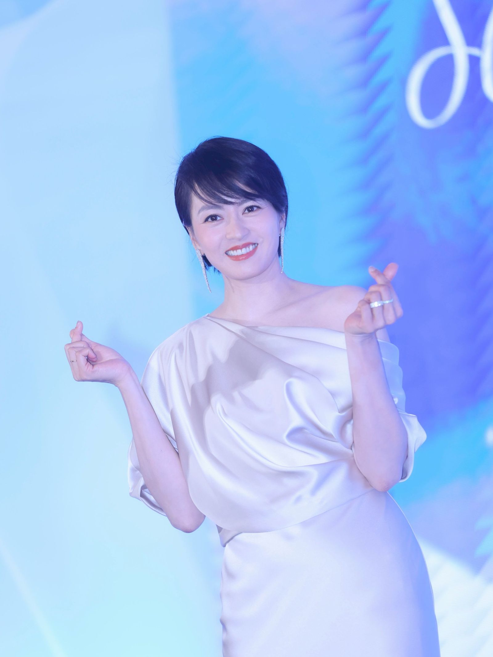 梁詠琪15日出席醫美活動。劉耀勻攝