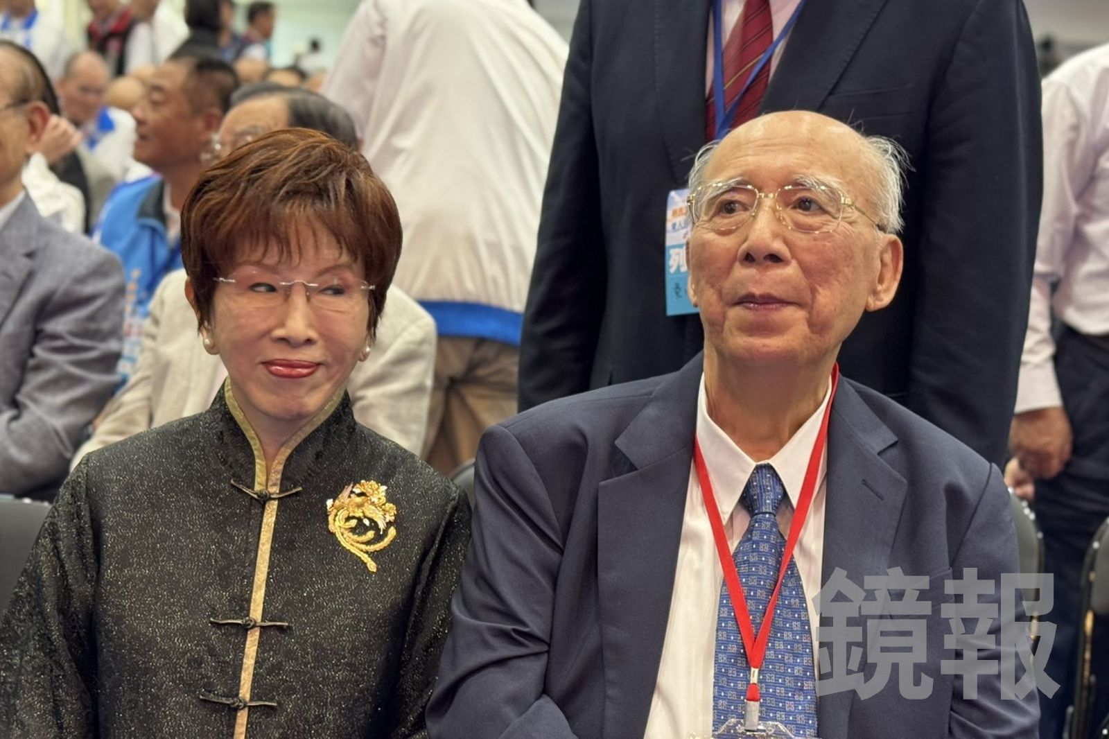 國民黨全代會/前主席僅洪秀柱、吳伯雄、江啟臣出席 馬英九、朱立倫均未到場