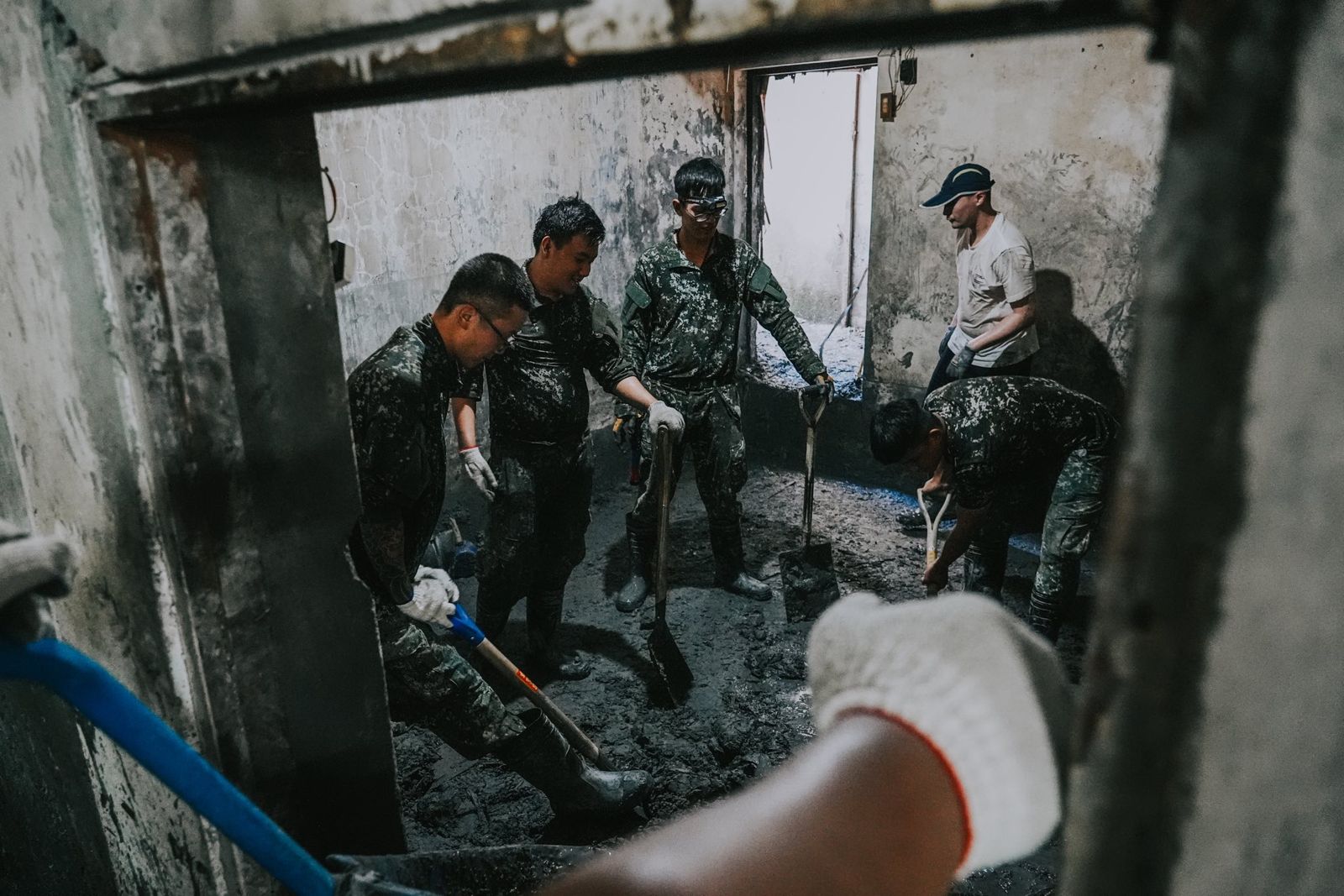 花蓮光復道路側溝清淤今拚完成98％　4校有望7日復課