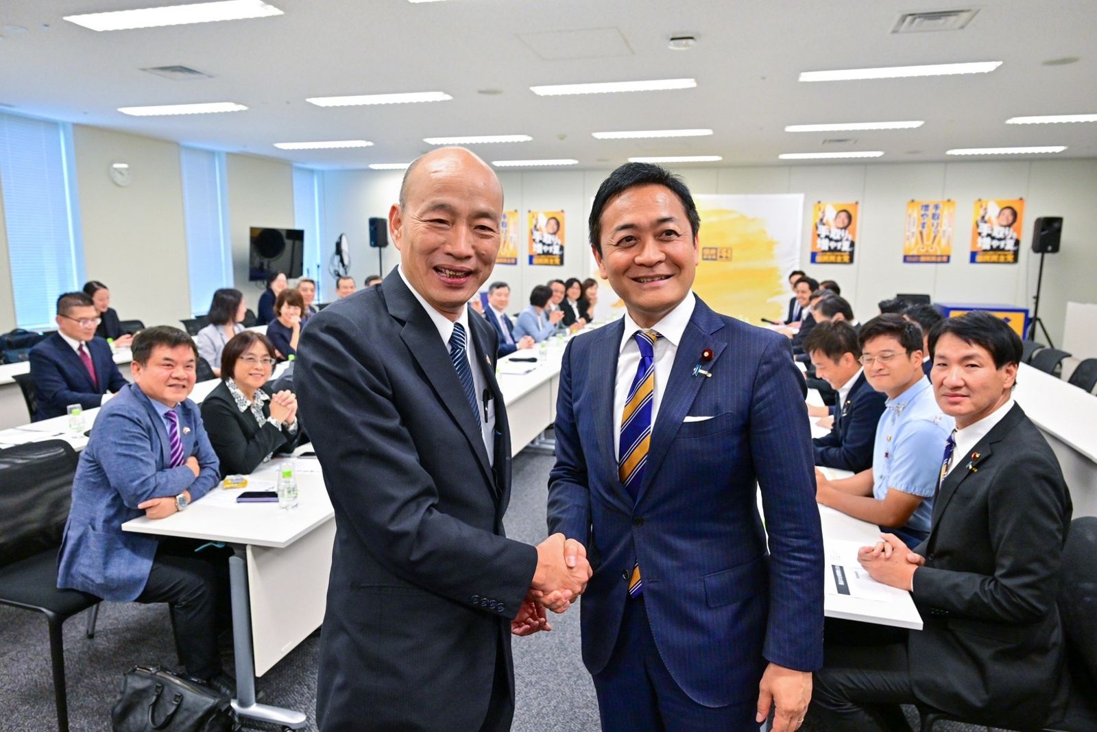 率朝野立委赴日拜會「國民民主黨」代表　韓國瑜：增進台日友好關係