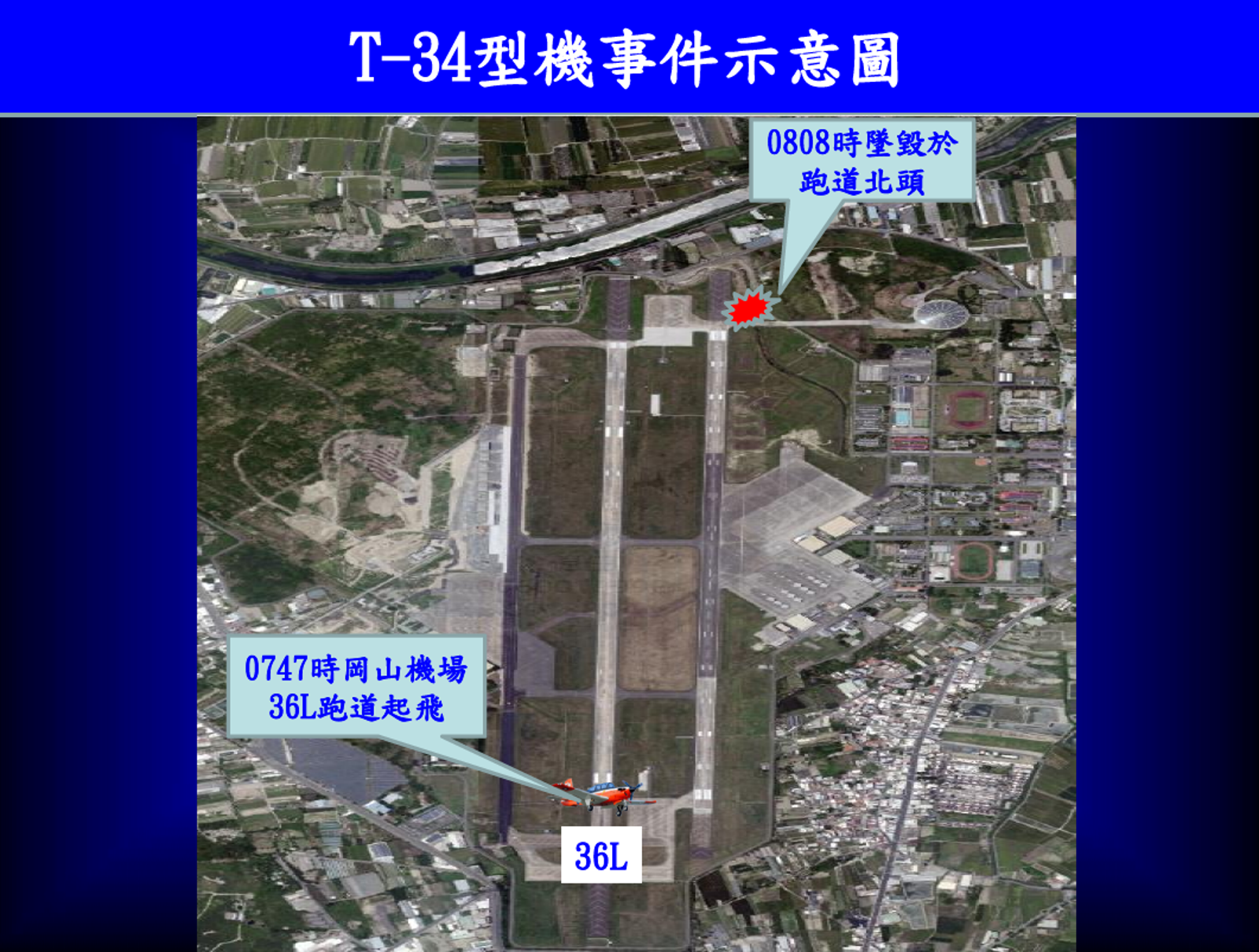 T-34教練機墜毀!2資深中校教官「起飛21分鐘」不幸殉職 空軍司令部下令:機隊全面停飛
