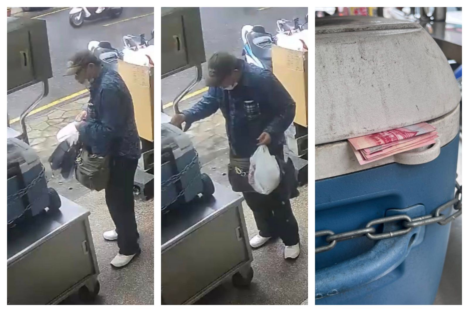 當香油錢在投?神秘男塞完錢就跑 一週2次地瓜球攤商求饒「麥擱來」