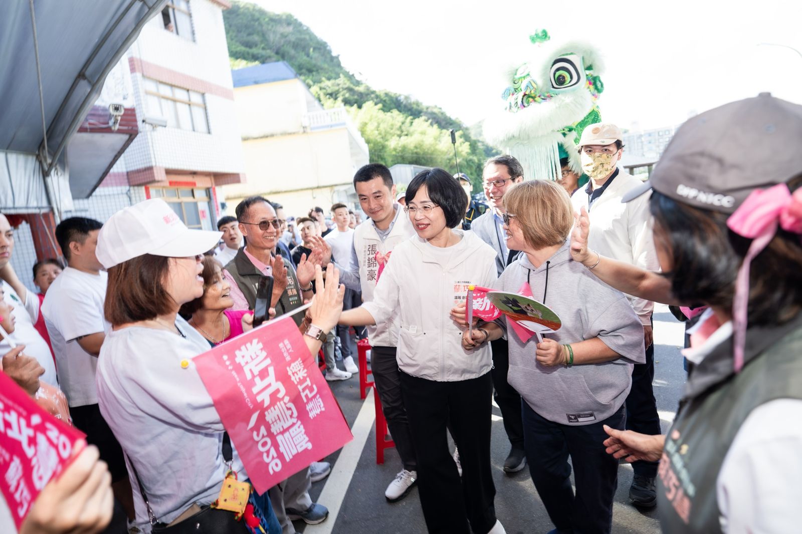 民進黨新北市長參選人蘇巧慧說,未來會跟沈伯洋一起舉辦更多活動。圖/蘇巧慧競選辦公室提供