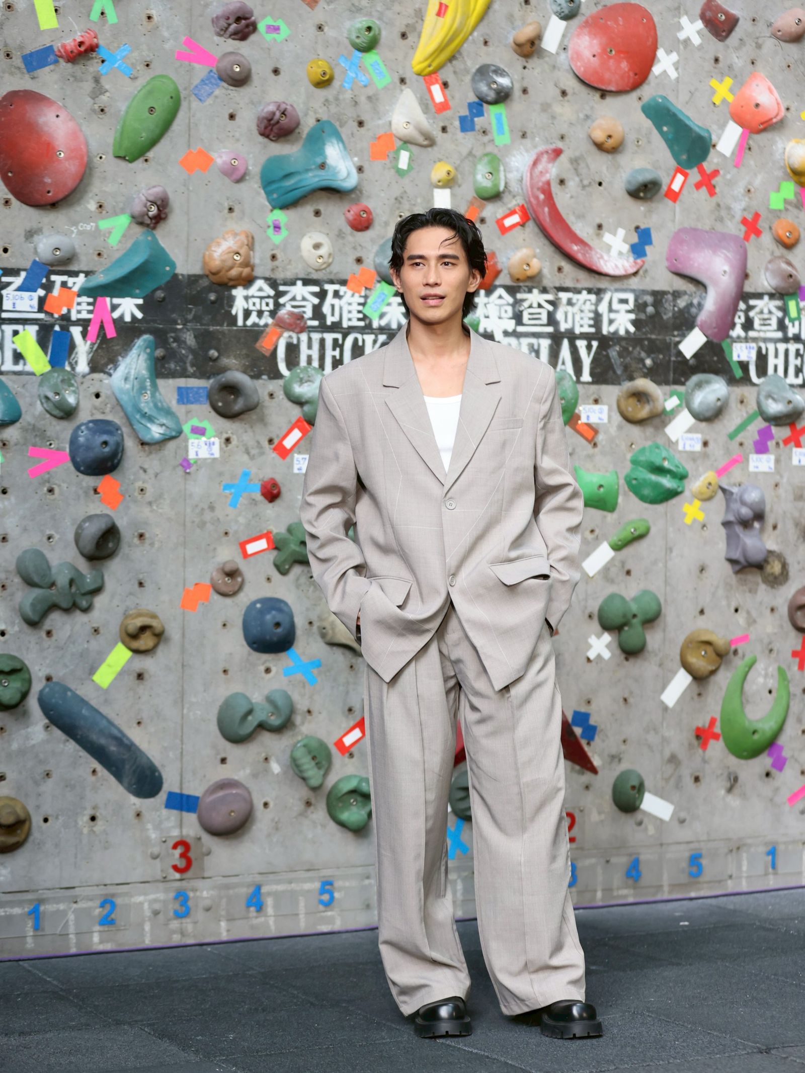 柏霖16日出席發片記者會。劉耀勻攝