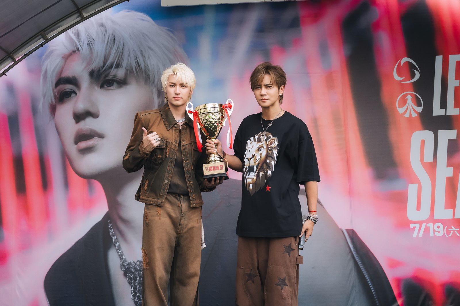 羅志祥為愛徒現身台中當場破功　力挺薛恩「不靠話題不玩操作」