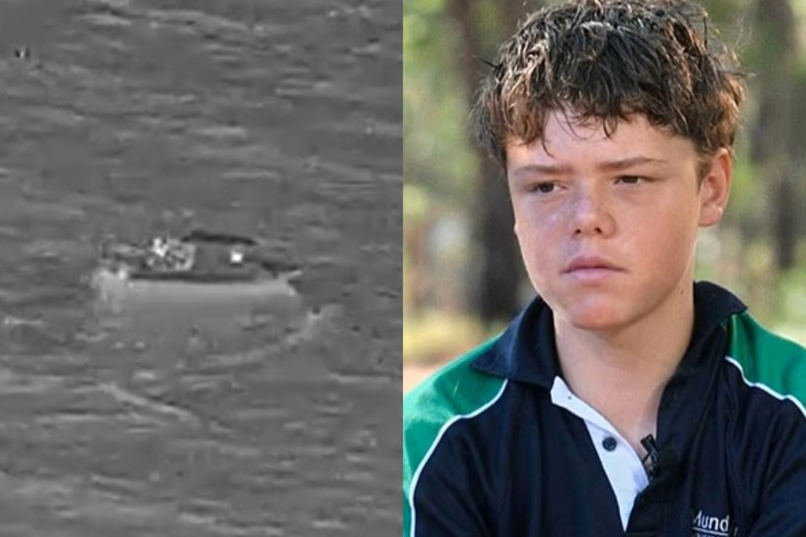 一家人受困海上！13歲少年「游泳4小時」上岸搬救兵　警大讚：英勇無畏