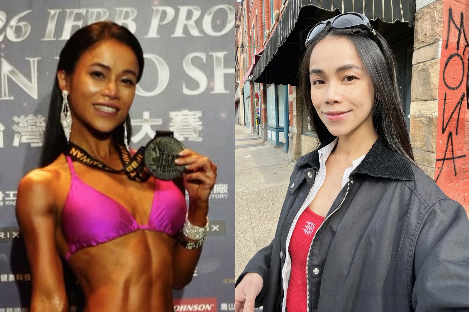 獨家/跨界健美選手「1年燒50萬」!每天操4小時 林芯儀穿比基尼上台急向爸爸自首