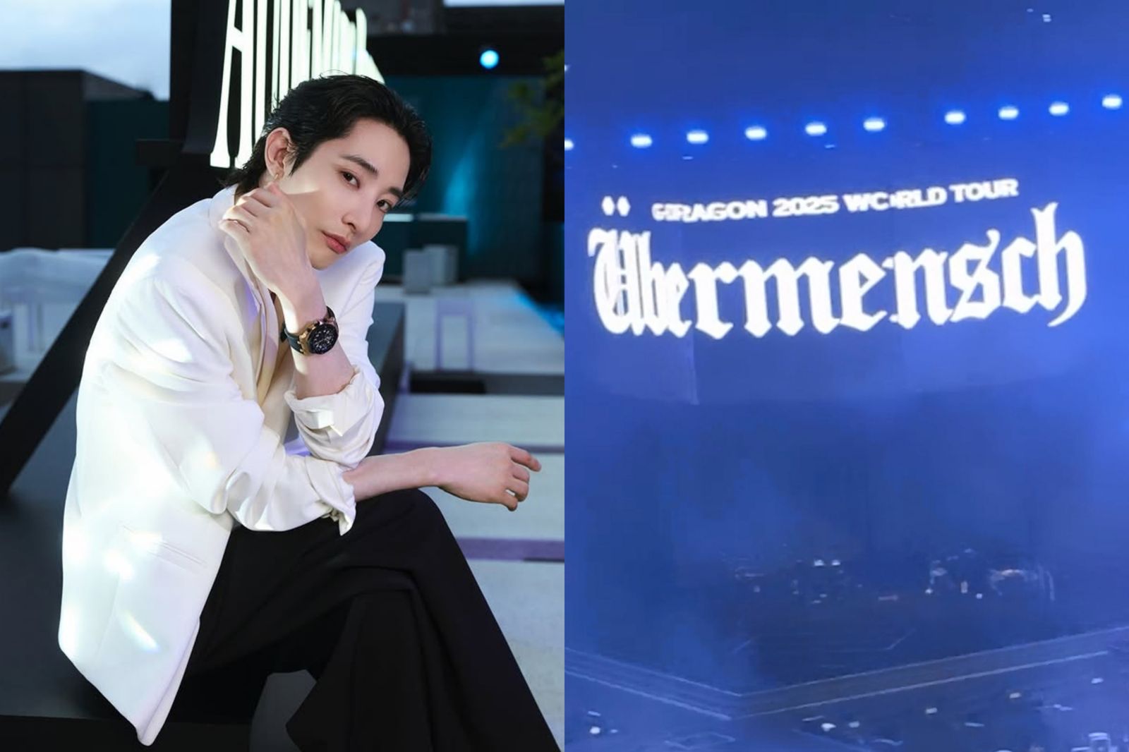 上週就來台的李洙赫，今晚也來到大巨蛋看演出。翻攝IG@leesoohyuk