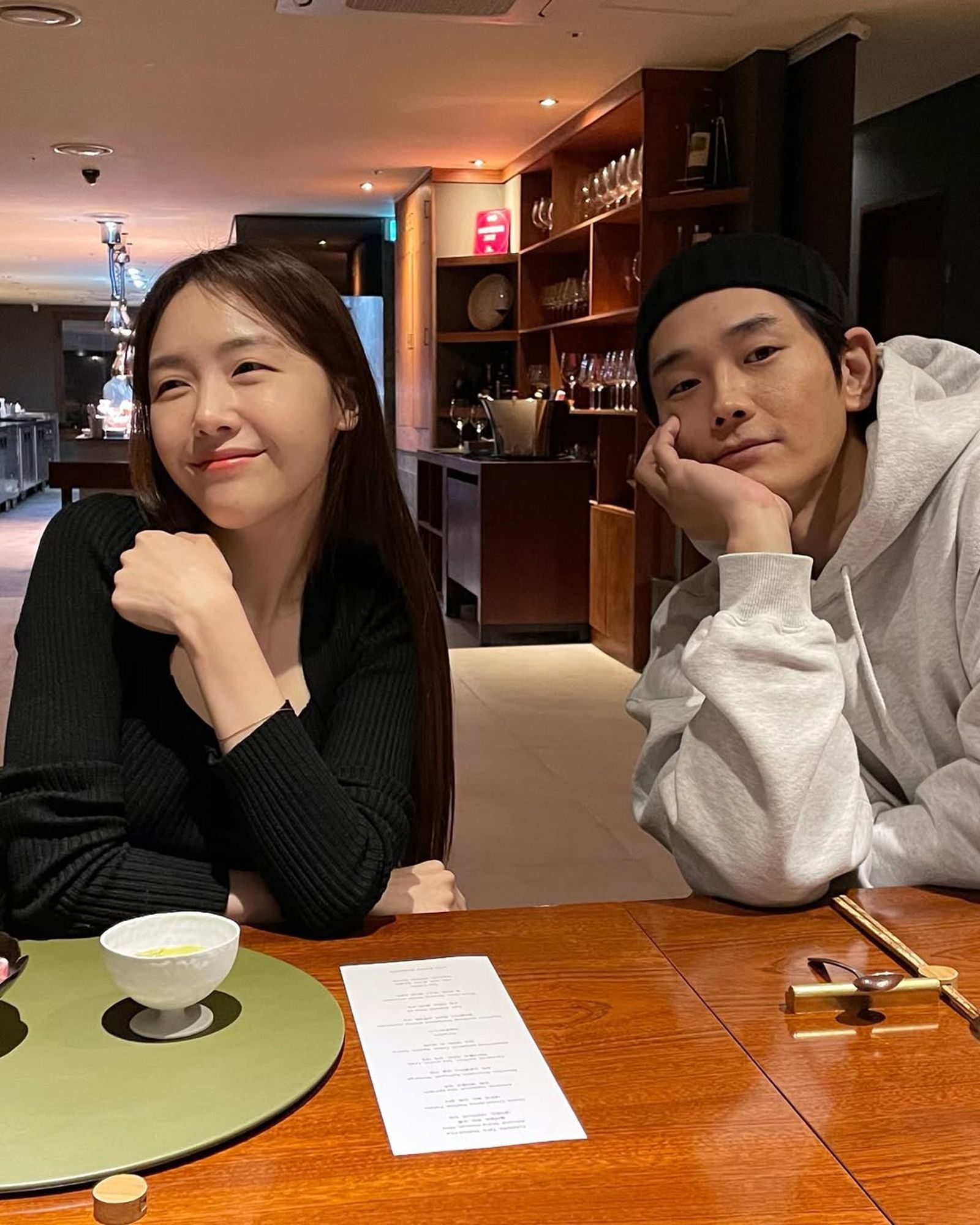 珉雅（左）、溫朱莞當時留下合照。翻攝IG@bbang_93