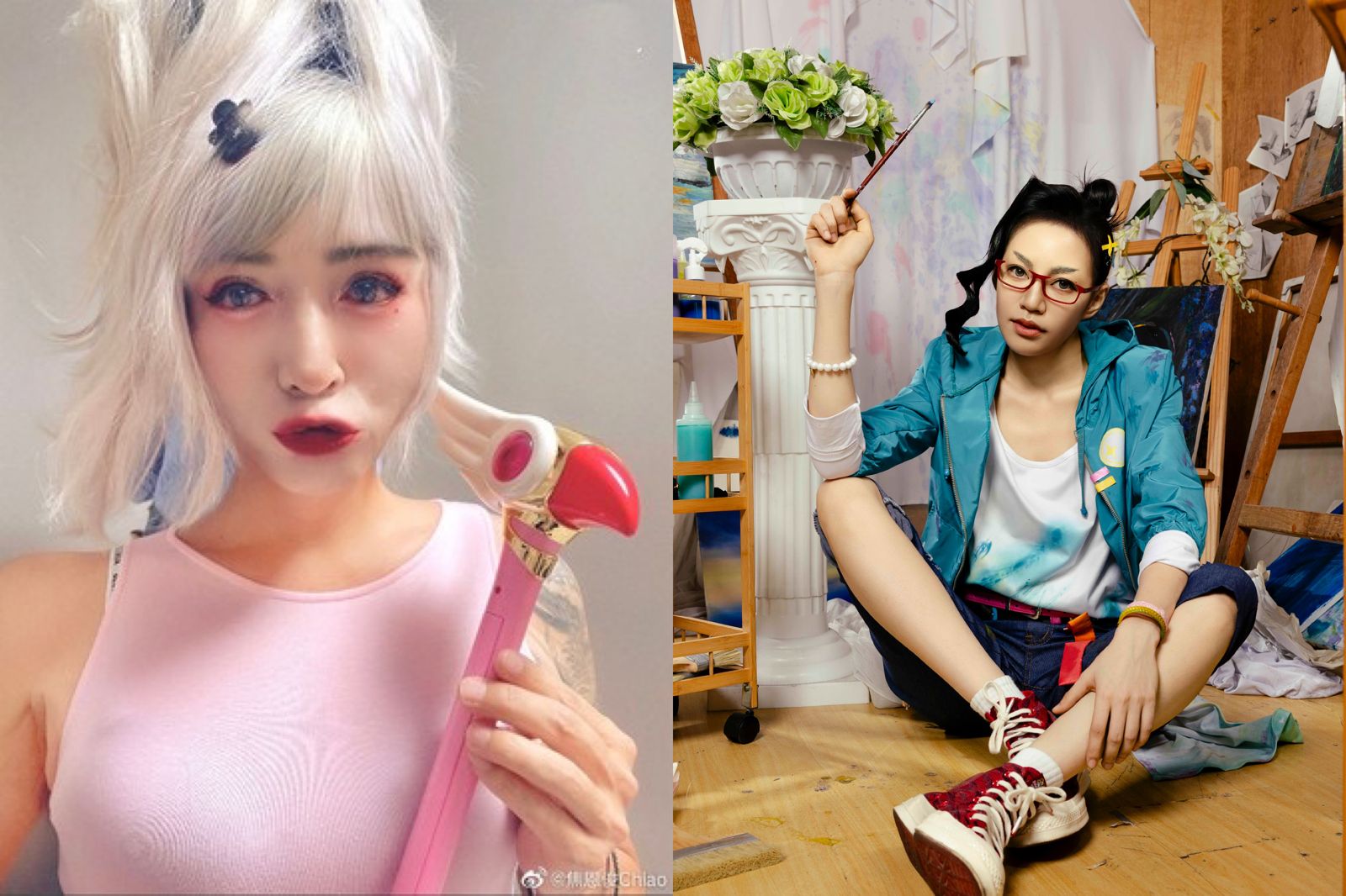 男神爸親授撩人「眼技」！焦曼婷練到鬥雞眼　笑曝焦恩俊女裝扮《庫洛魔法使》全家看傻