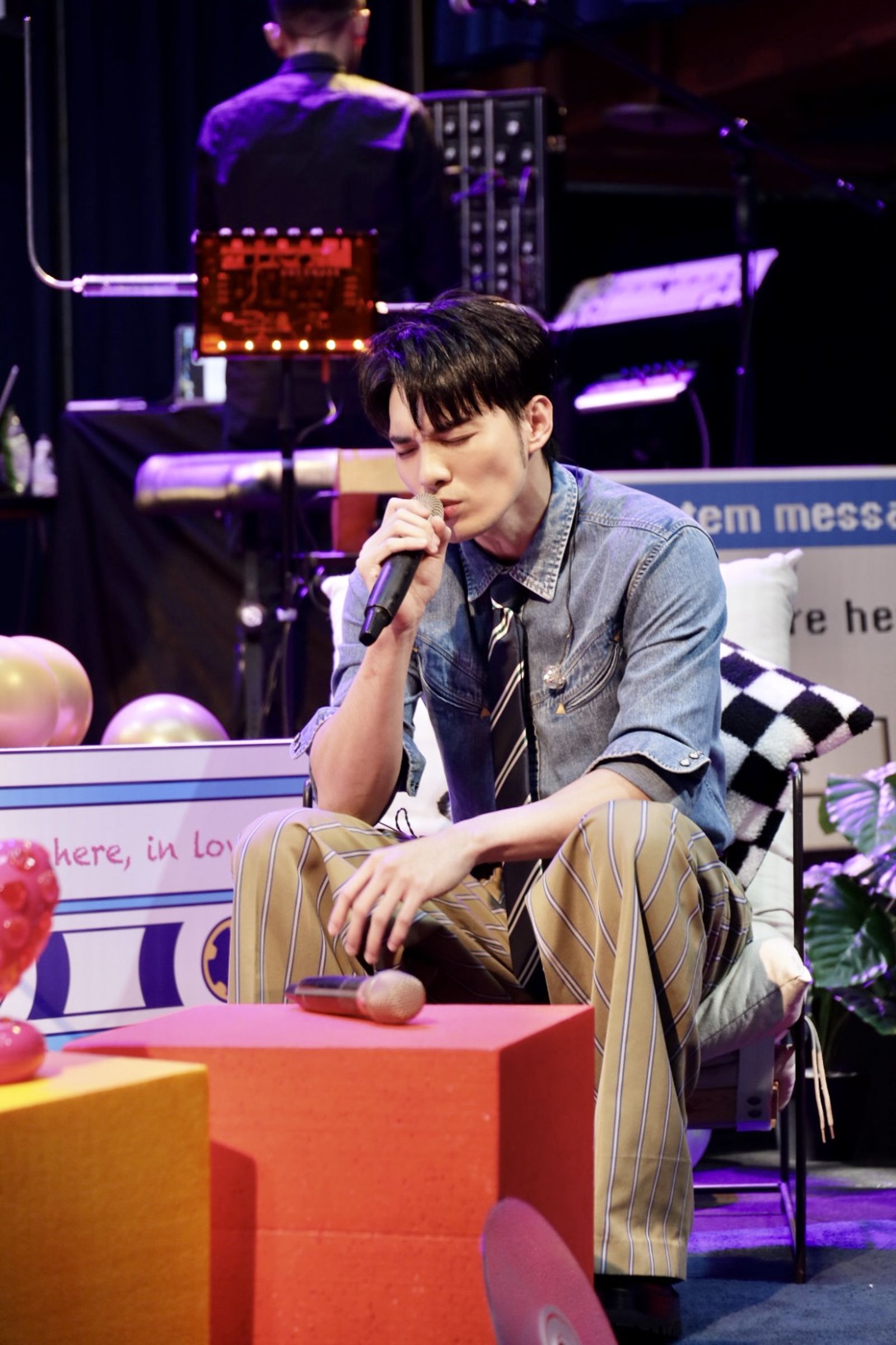 黃偉晉11日出席活動。臺北流行音樂中心提供